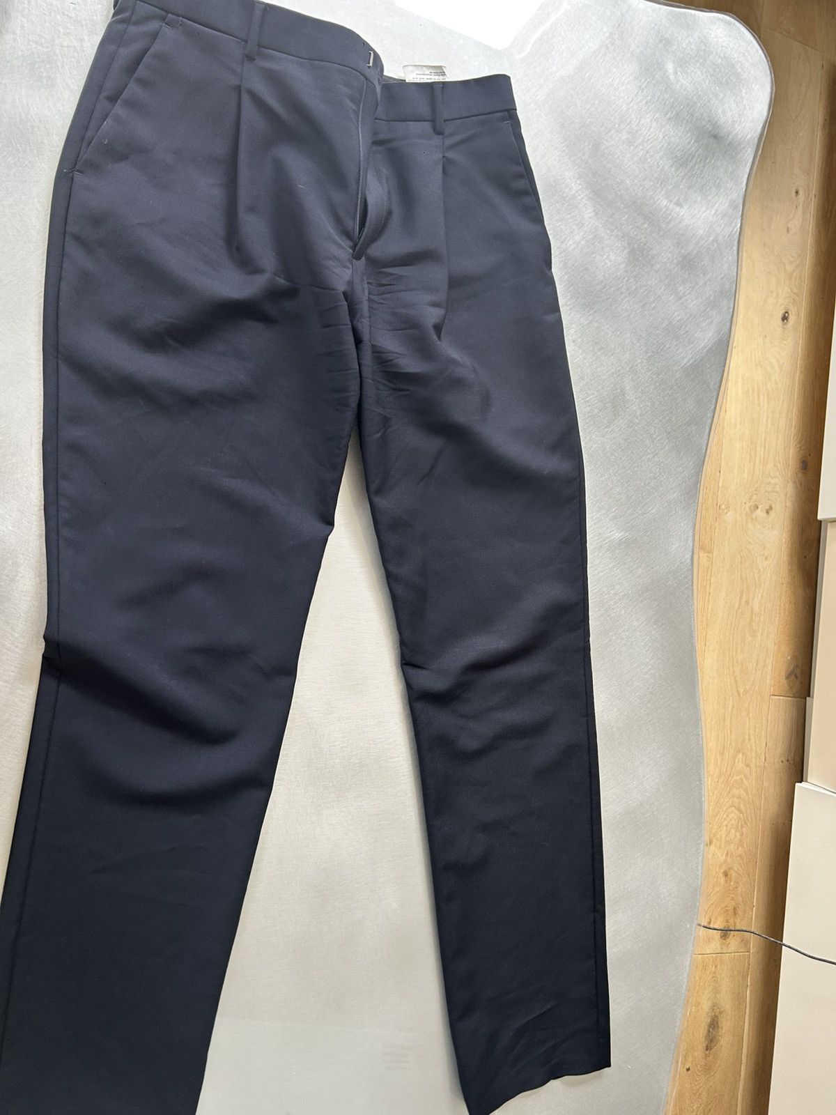 Acne Studios Navy pleated pants Size US 38 / EU 54 - 2 Thumbnail