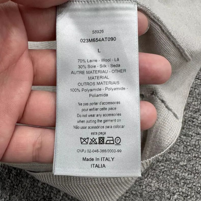 Dior Dior X Daniel Arsham Crack Long Knitwear Size US L / EU 52-54 / 3 - 3 Thumbnail
