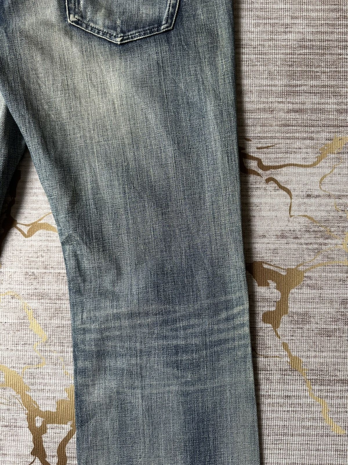 Burberry Burberry Black Label Faded Blue Design Distressed Denim Size US 30 / EU 46 - 18 Thumbnail