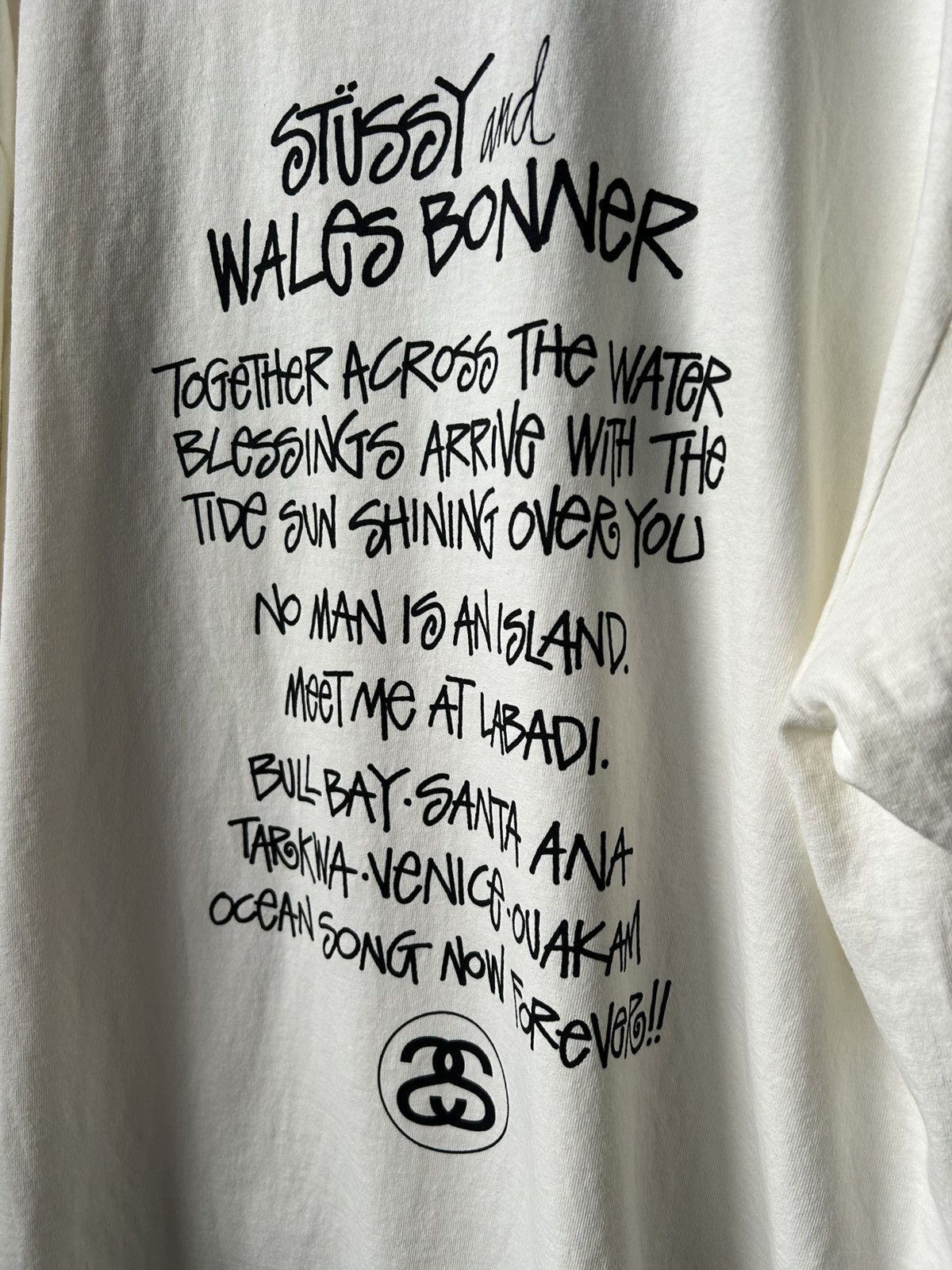 Stussy × Wales Bonner Stussy X Wales Bonner Ocean Song T-shirt Size US XL / EU 56 / 4 - 3 Thumbnail