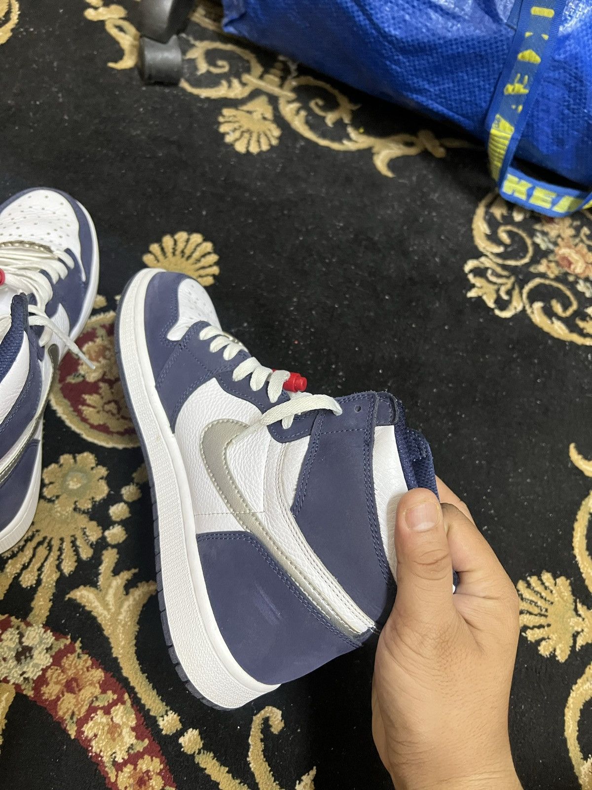 Jordan Brand Air Jordan 1 Retro High Co.Jp “Midnight Navy Size US 9.5 / EU 42-43 - 3 Thumbnail