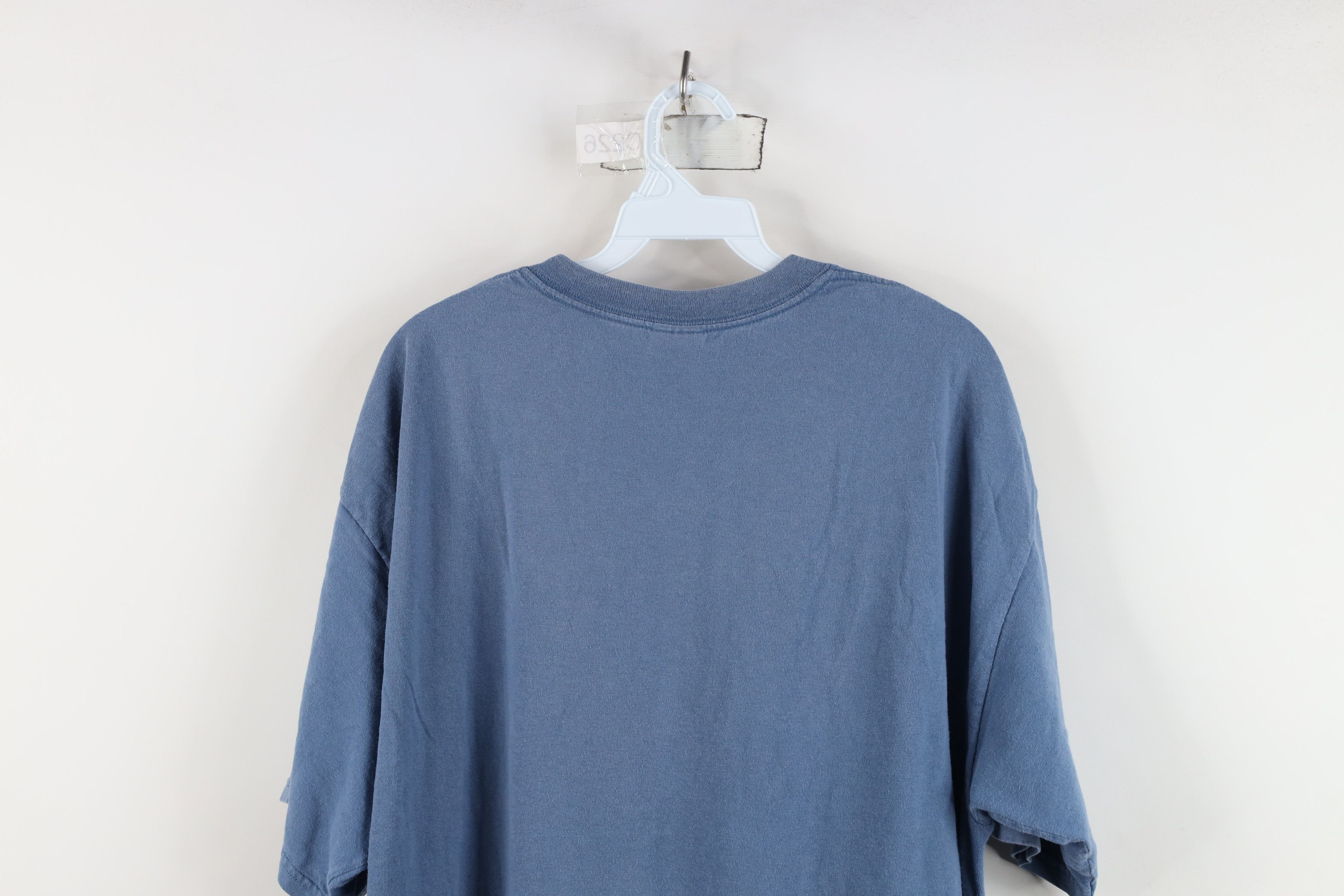 Vintage Vintage 90s Streetwear Spell Out Lakeside Ohio T-Shirt Blue Size US XL / EU 56 / 4 - 11 Thumbnail