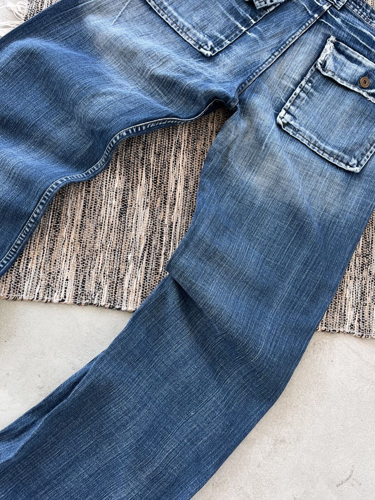 Pepe Jeans × Vintage Hype Vintage Pepe Jeans Blue Denim London Distressed Y2K Size US 32 / EU 48 - 18 Thumbnail