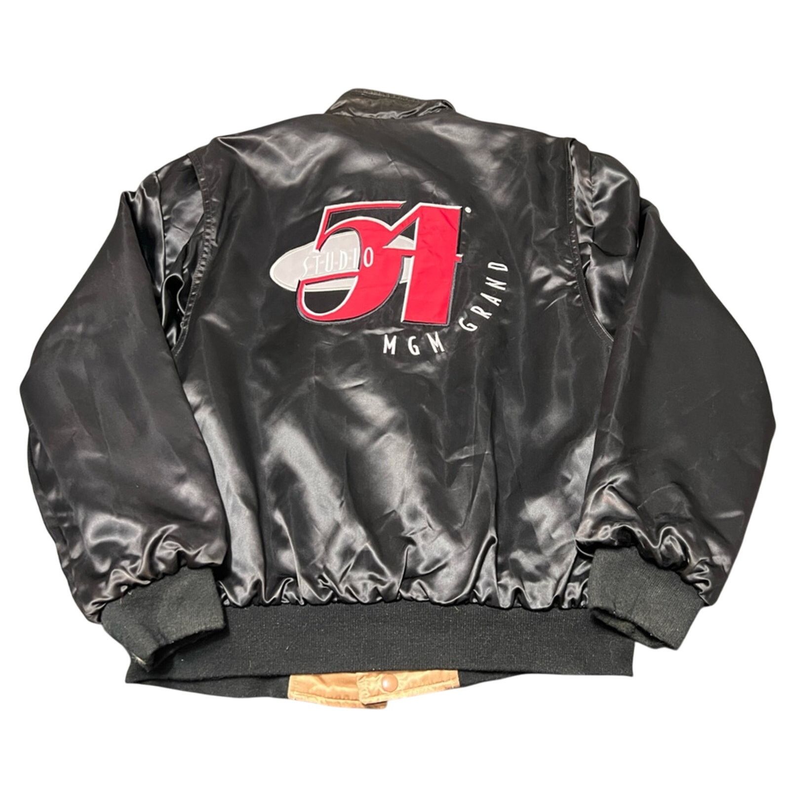 Other Vintage MGM Grand Studio Reversible Satin Jacket Vegas 90s Size US M / EU 48-50 / 2 - 2 Thumbnail