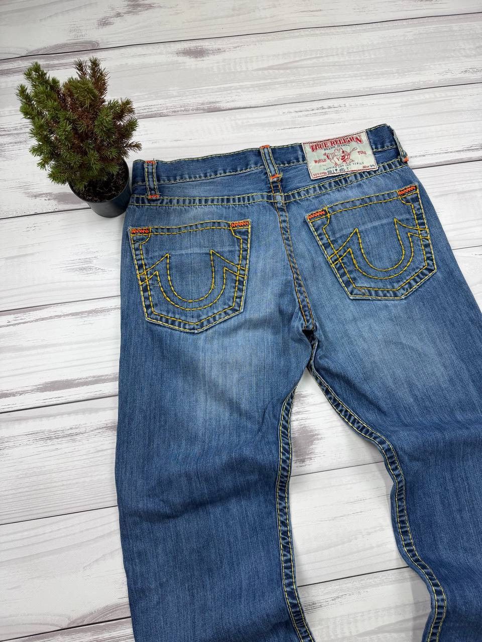 True Religion Vintage True Religion Jeans straight leg - blue Made U.S.A Size US 36 / EU 52 - 4 Thumbnail