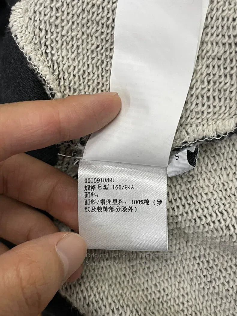 Loewe Loewe Black and Grey Leather Logo Hoodie Size S / US 4 / IT 40 - 6 Thumbnail