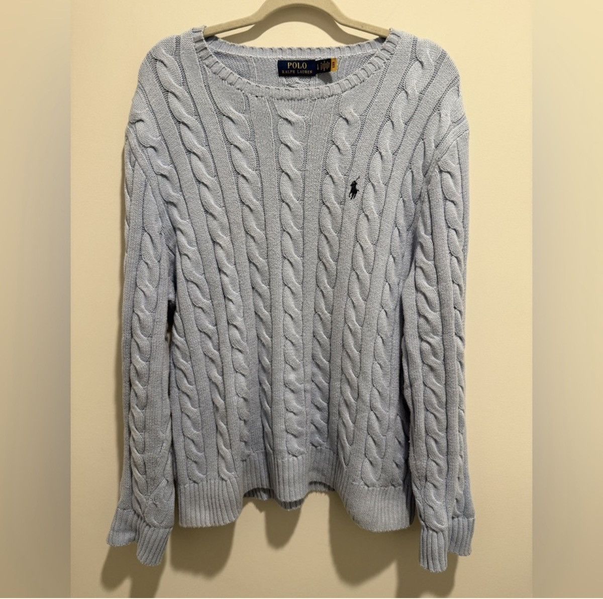 Polo Ralph Lauren Polo Ralph Lauren Cableknit Sweater Size US L / EU 52-54 / 3 - 1 Thumbnail