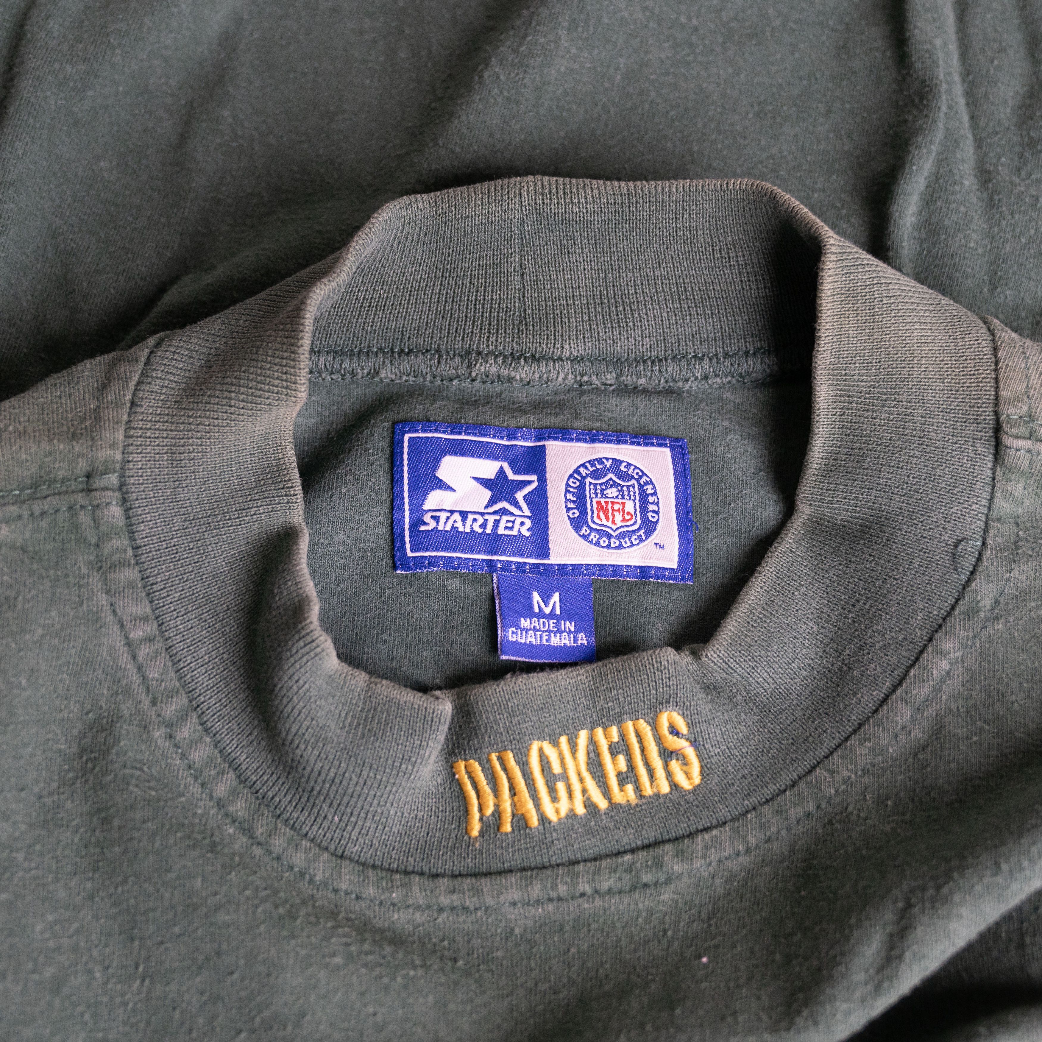 NFL Vintage 1990's Greeen Bay Packers Mock Long Sleeve Shirt Size US M / EU 48-50 / 2 - 3 Thumbnail