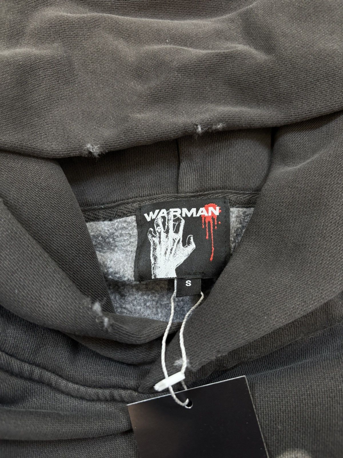 Other Warman Middle Fingers up Graphic Hoodie, Black Size US S / EU 44-46 / 1 - 7 Thumbnail