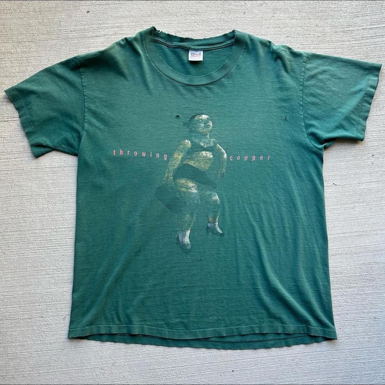 image of Band Tees x Vintage 1995 Live Throwing Copper Tour Band T Shirt in Green, Men's (Size XL)