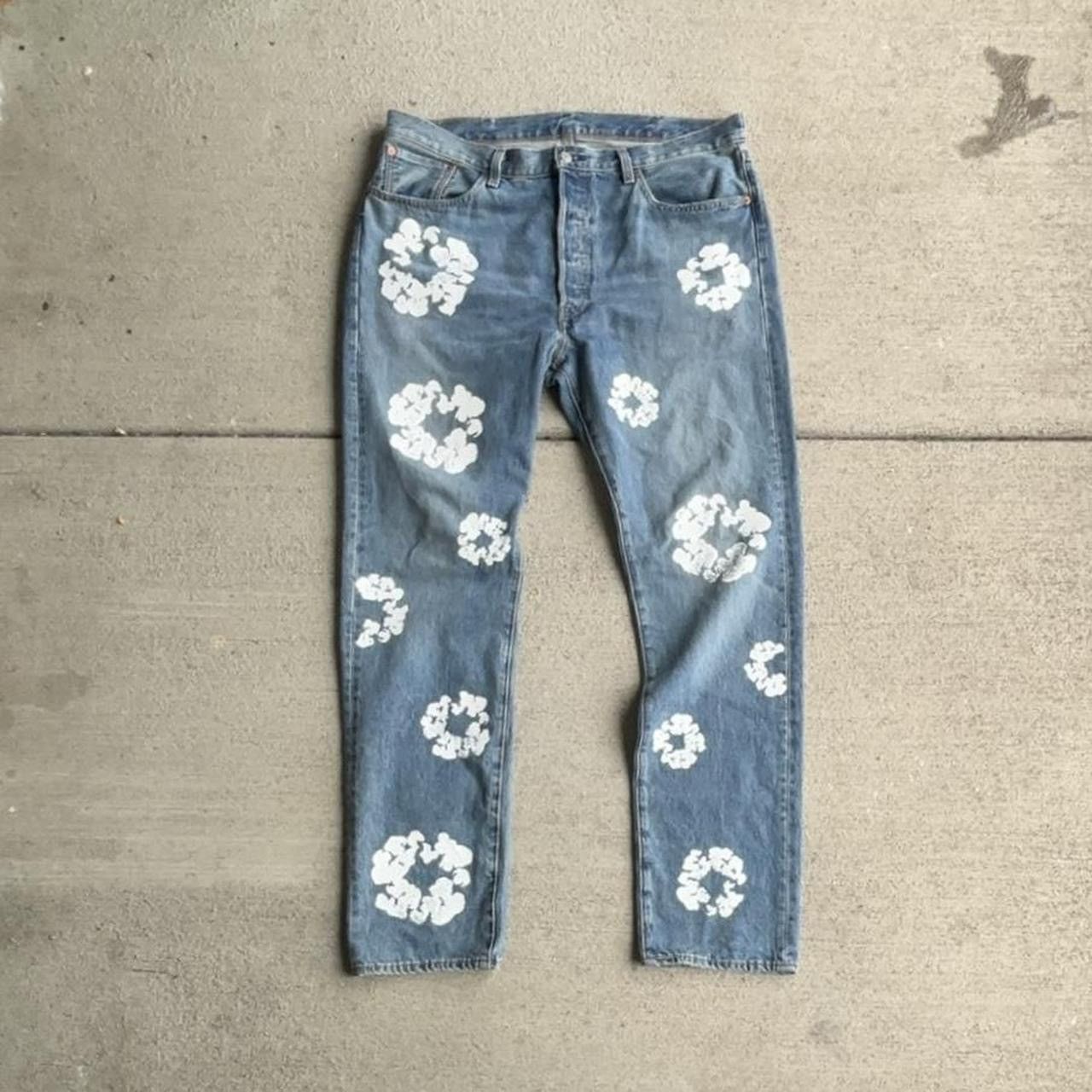 image of Denim Tears X Levi’S- Blue, Men's (Size 38)