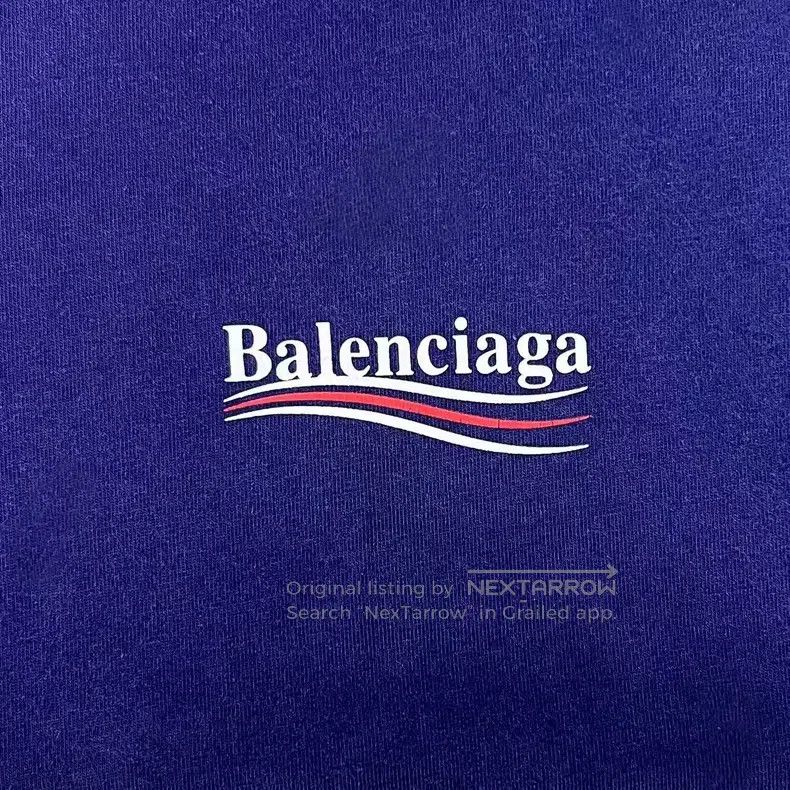 Balenciaga Balenciaga Blue and Purple Front and Back Wave Coca-Cola L Size US XXL / EU 58 / 5 - 5 Thumbnail