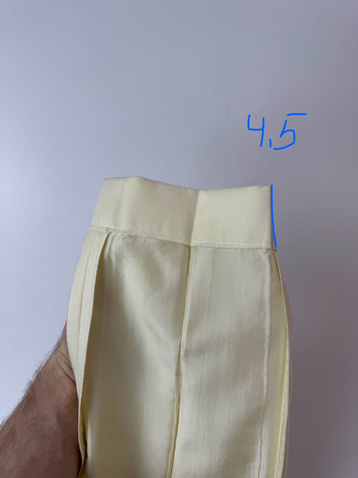Chanel Chanel Womens Pants Cream-White Dress wool Trousers Size 40 Size 27" / US 4 / IT 40 - 13 Thumbnail