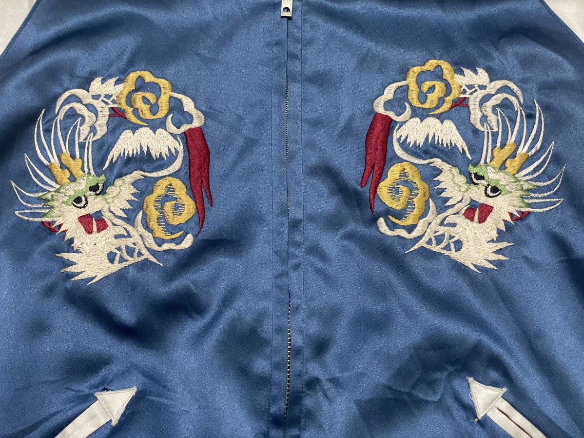 Japanese Brand Vintage Sukajan Dragon Jacket Reversible By Toyo Enterprise Size US M / EU 48-50 / 2 - 9 Thumbnail