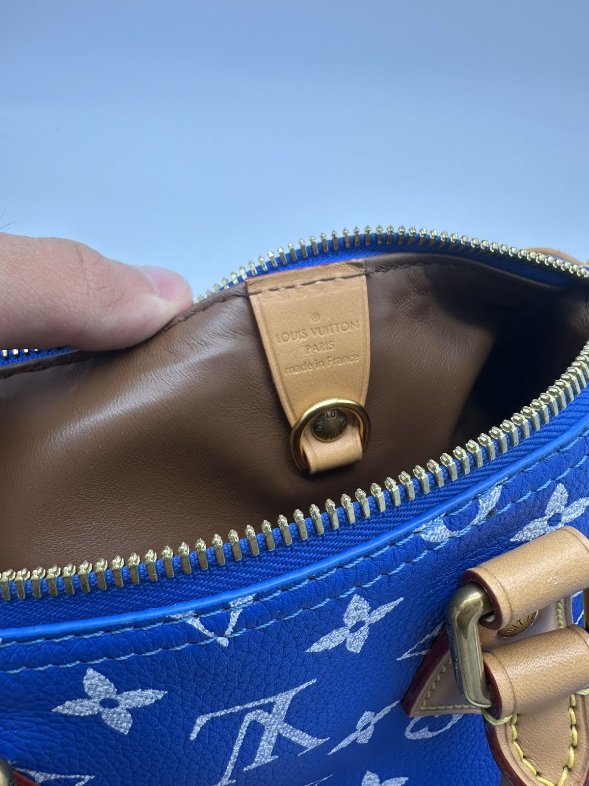 Louis Vuitton Louis Vuitton Speedy P9 25 Blue – Pharrell 1st LV Collection Size ONE SIZE - 8 Thumbnail