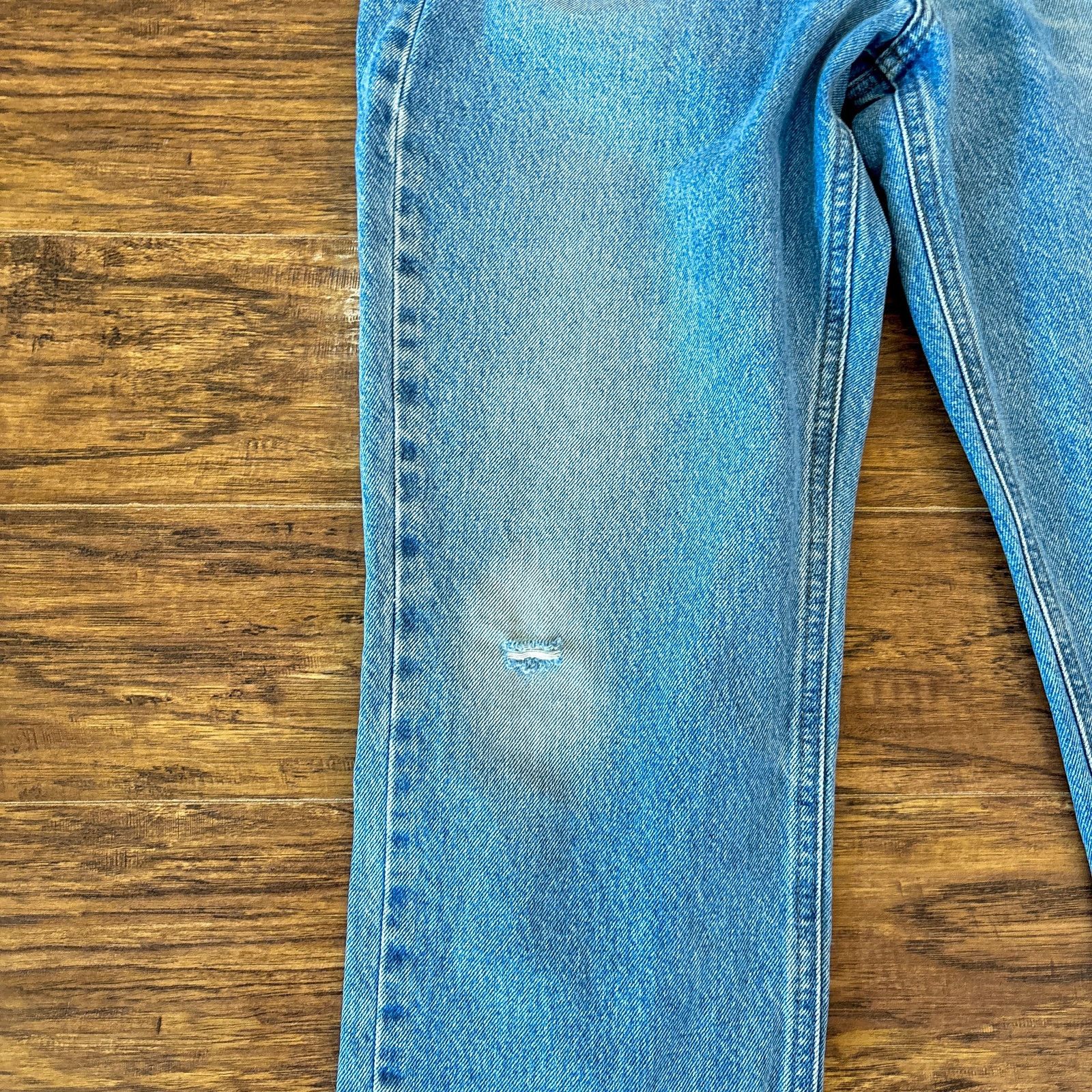 Carhartt Carhartt B18 STW Traditional Fit Work Blue Denim Jeans 36x32 Size US 36 / EU 52 - 8 Thumbnail