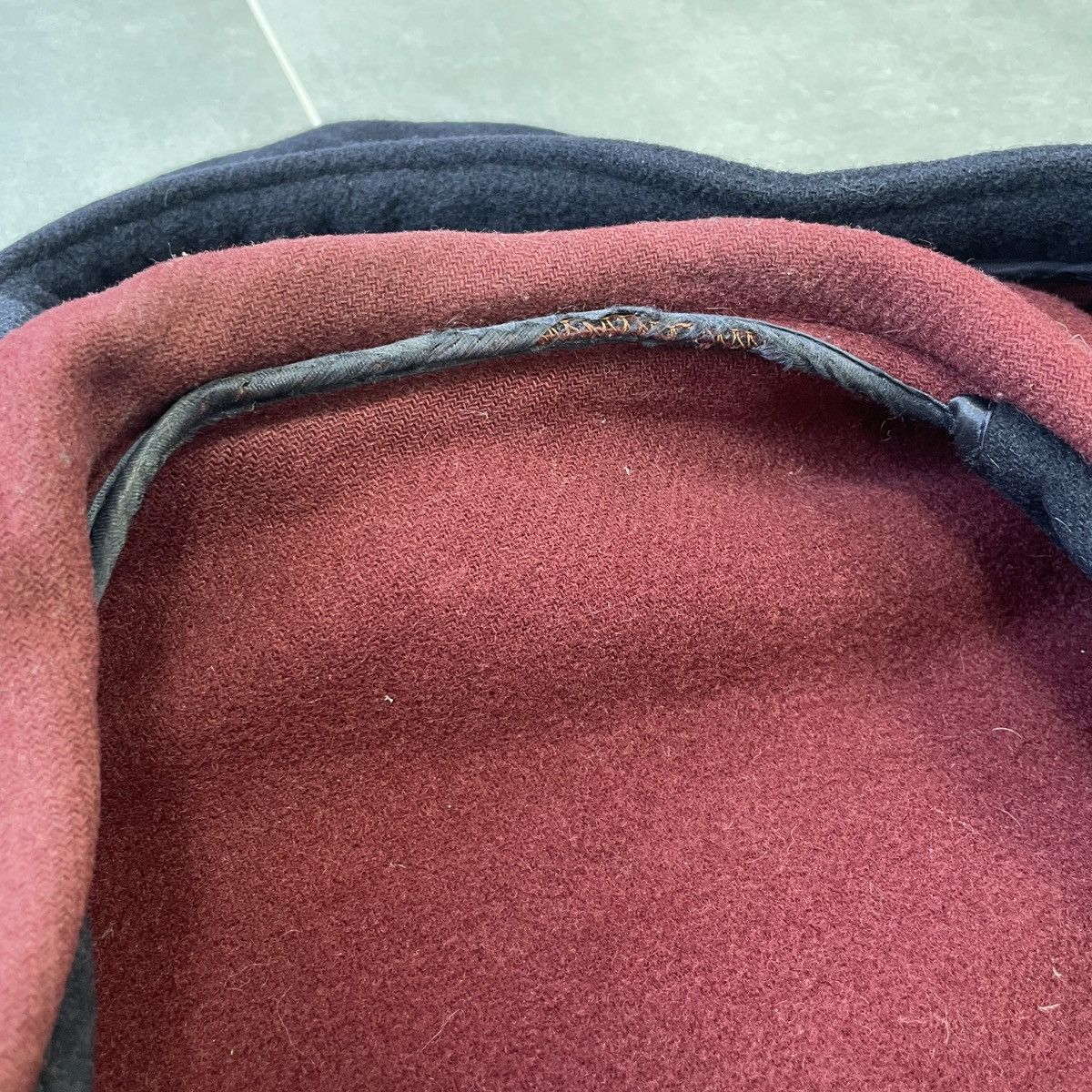 Lacoste × Vintage Vintage Lacoste Wool Hooded Coat Size L Size US L / EU 52-54 / 3 - 14 Thumbnail