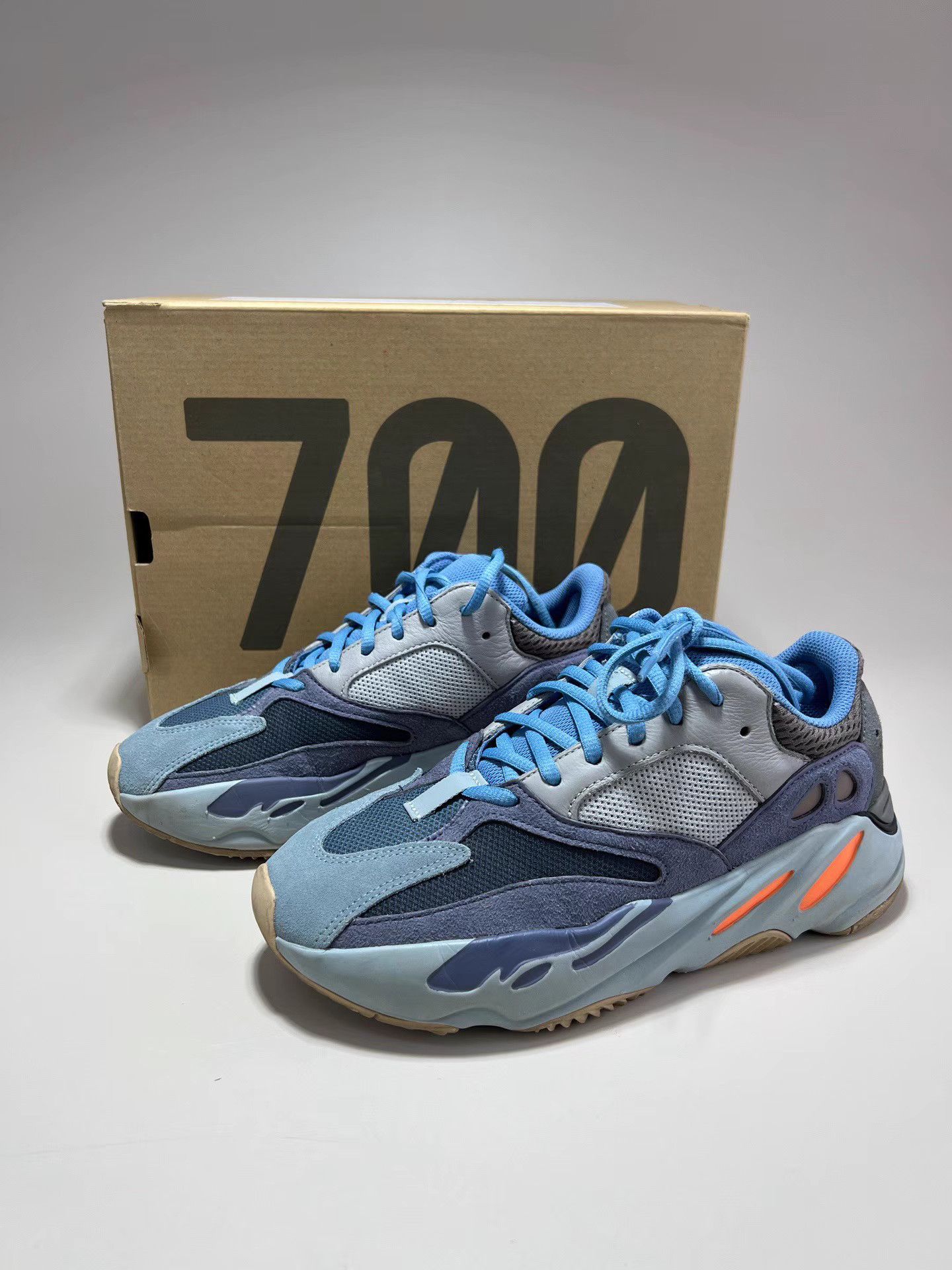 Adidas ADIDAS YEEZY Boost 700 Faded Azure Casual Sneakers Size US 7 / EU 40 - 1 Thumbnail