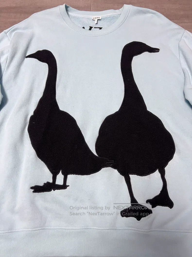 Loewe LOEWE Letter Big Goose Sweatshirt for Men Size US M / EU 48-50 / 2 - 5 Thumbnail