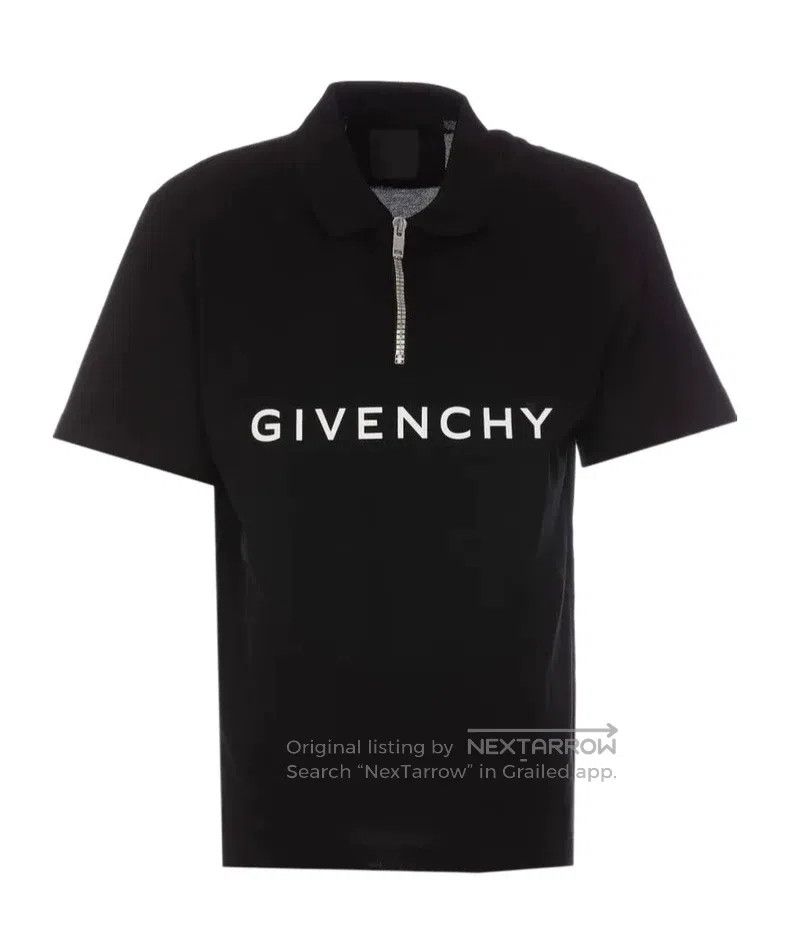 Givenchy Givenchy Archetype series men's zip short-sleeve polo shir Size US XS / EU 42 / 0 - 5 Thumbnail