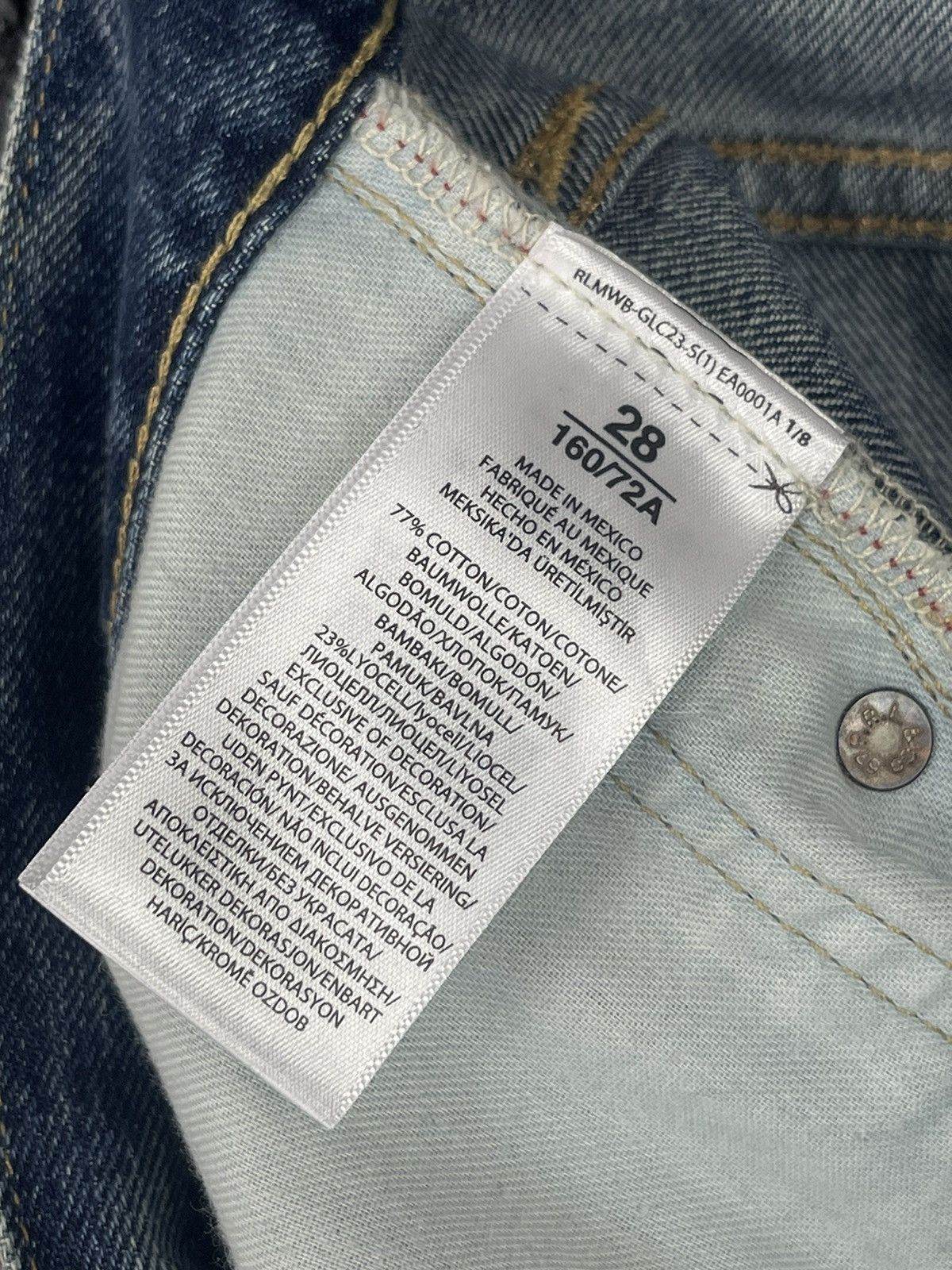 Designer × Polo Ralph Lauren × Ralph Lauren POLO Ralph Lauren Neale Loose Boyfriend Woman’s Jeans 28 Size 28" / US 6 / IT 42 - 17 Thumbnail