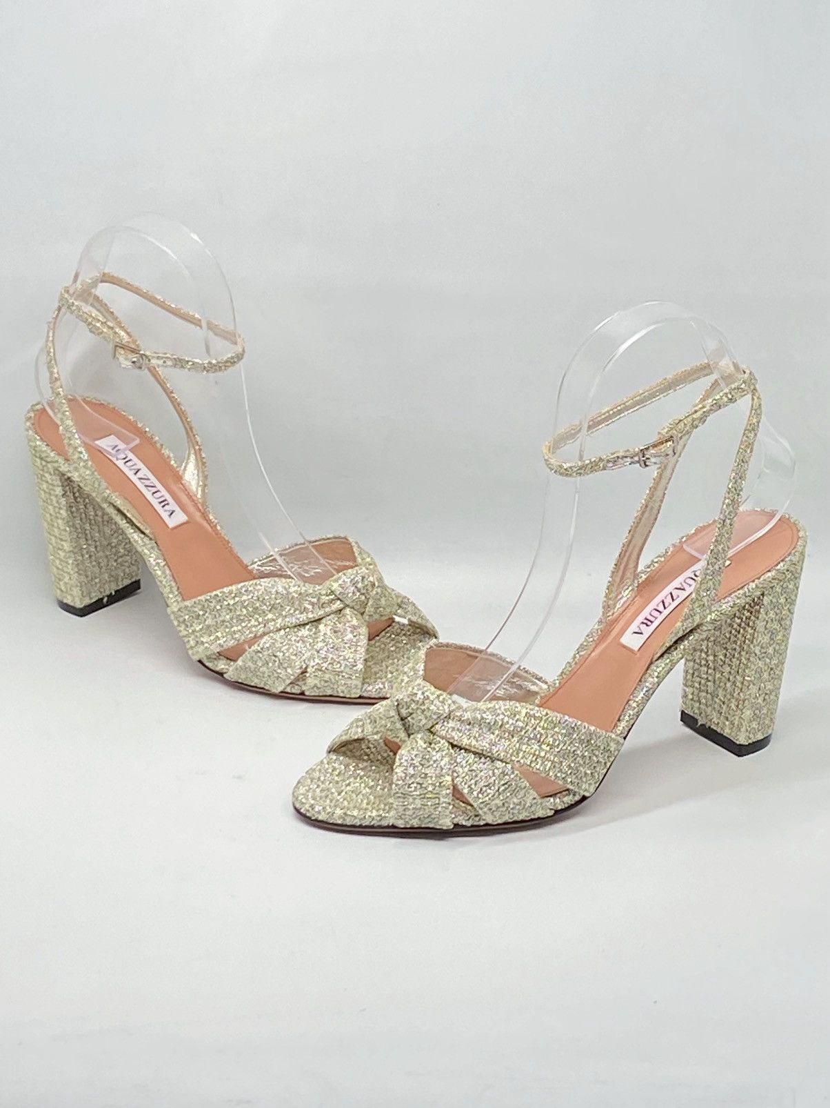 Aquazzura Aquazzura Nina 85MM Knotted Sandals size 38 Size US 8 / IT 38 - 1 Thumbnail