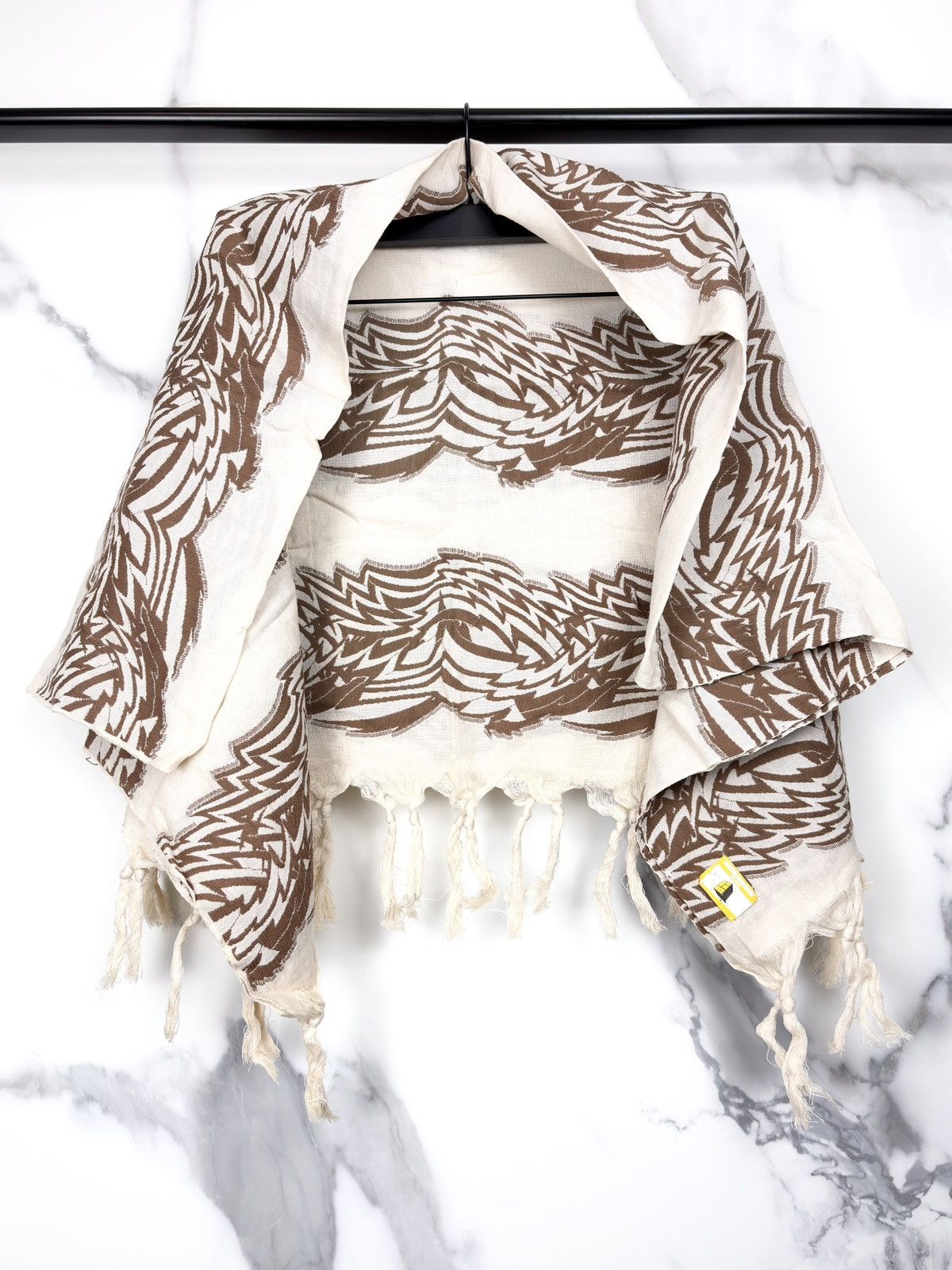 Undercover SS02 Undercover Illusion Of Haze Tassel Afghan Shemagh Scarf Size ONE SIZE - 1 Thumbnail
