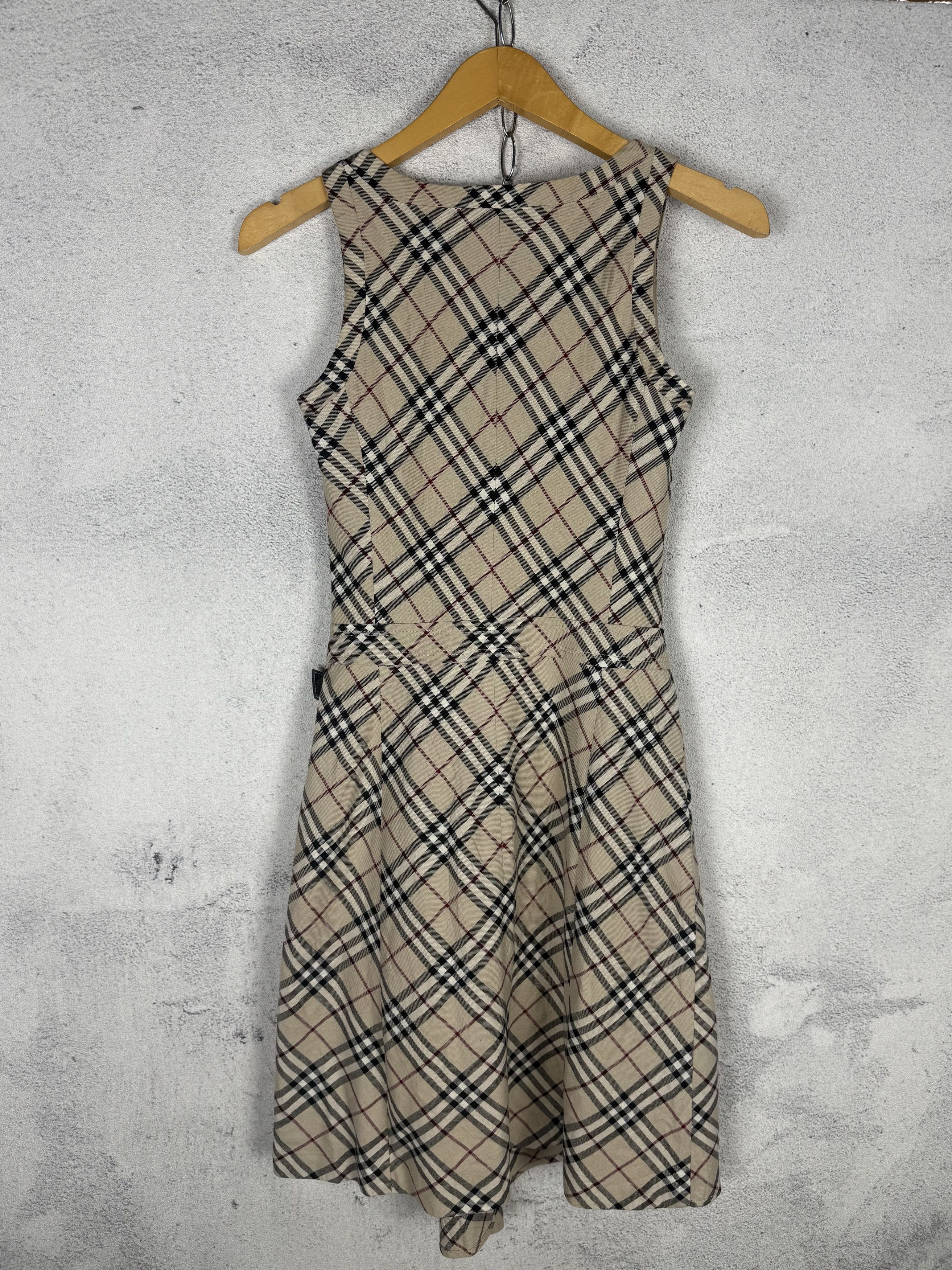 Burberry Vintage Burberry Nova Check Mini Dress Size XS / US 0-2 / IT 36-38 - 2 Thumbnail