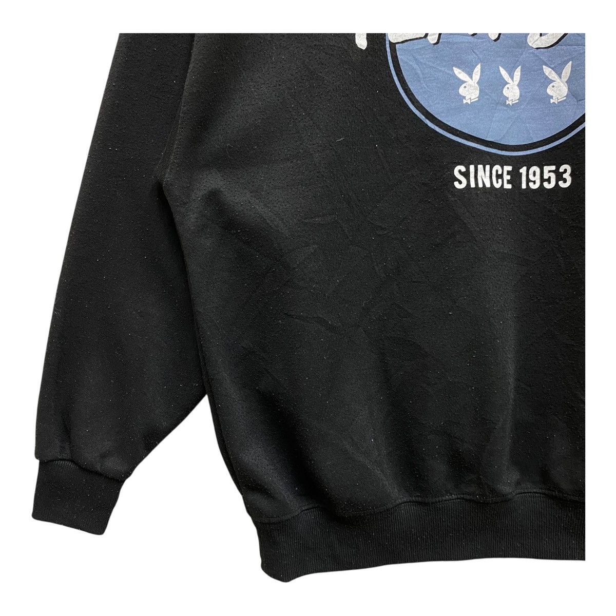 Playboy Vintage Playboy Bunny Sweatshirt Black Spellout Size Large Size US L / EU 52-54 / 3 - 3 Thumbnail