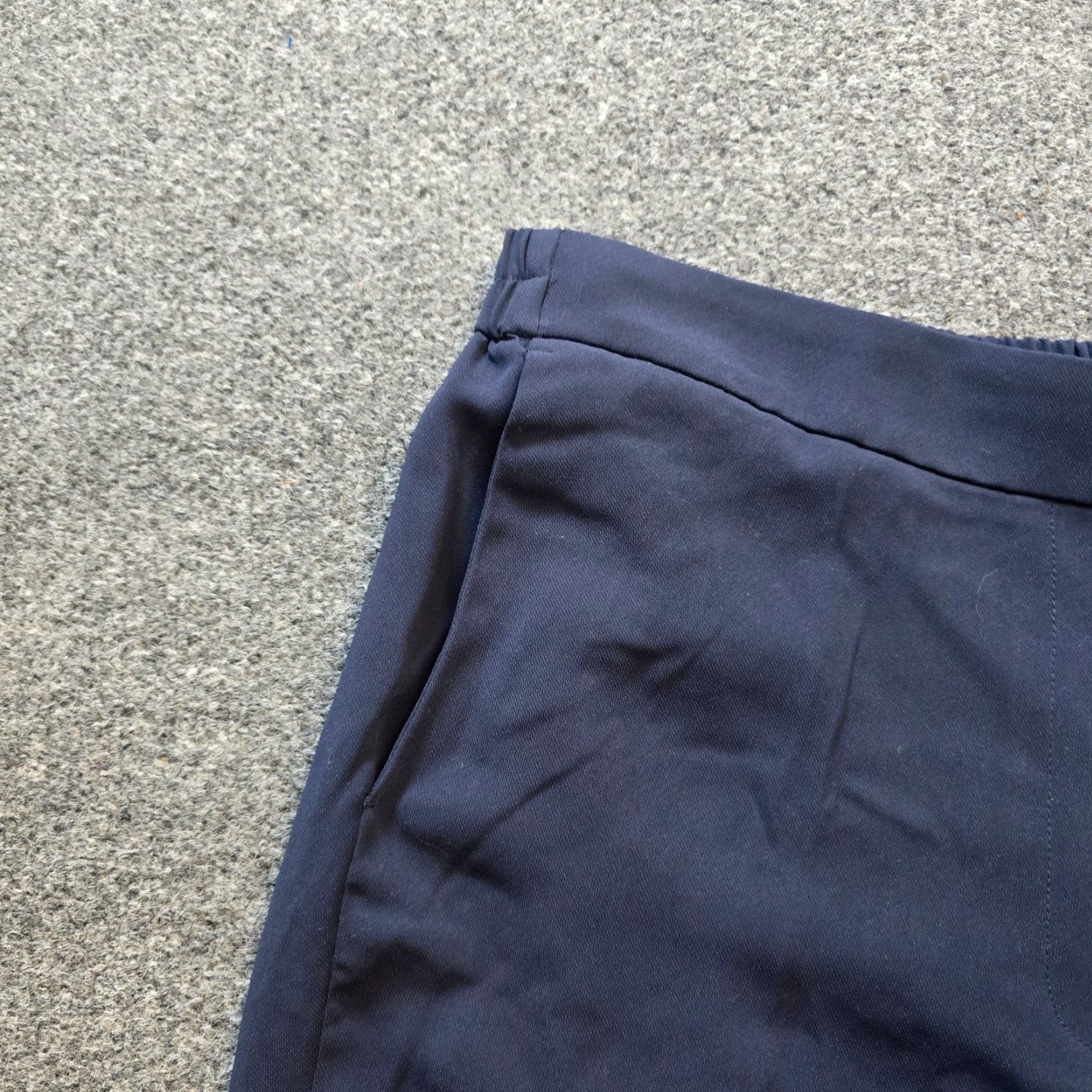 J.Crew J.CREW Pants Womens Size 12 Blue Relaxed Taper Pull On Career Minimal Capsule Dress Pants Size 34" / US 12 / IT 48 - 3 Thumbnail