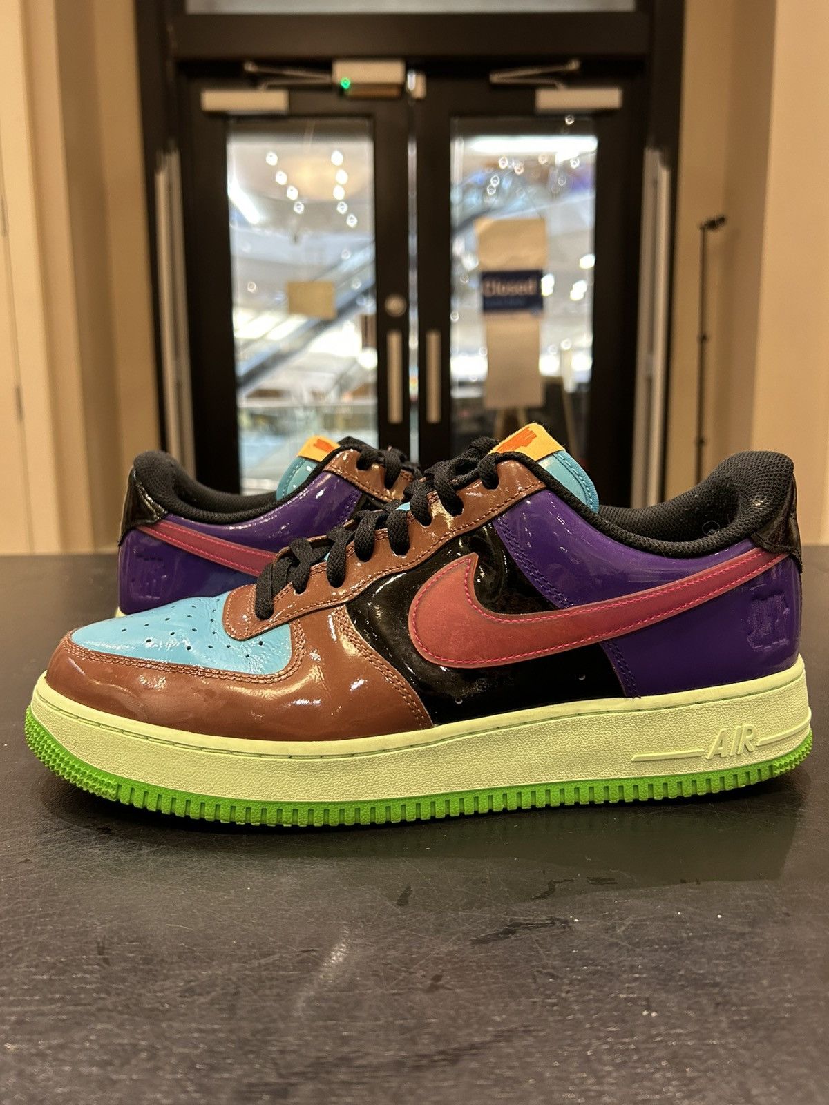 Nike Nike Air Force 1 Low ‘Undefeated Multi Patent Pink Prime’ Size US 11.5 / EU 44-45 - 1 Thumbnail