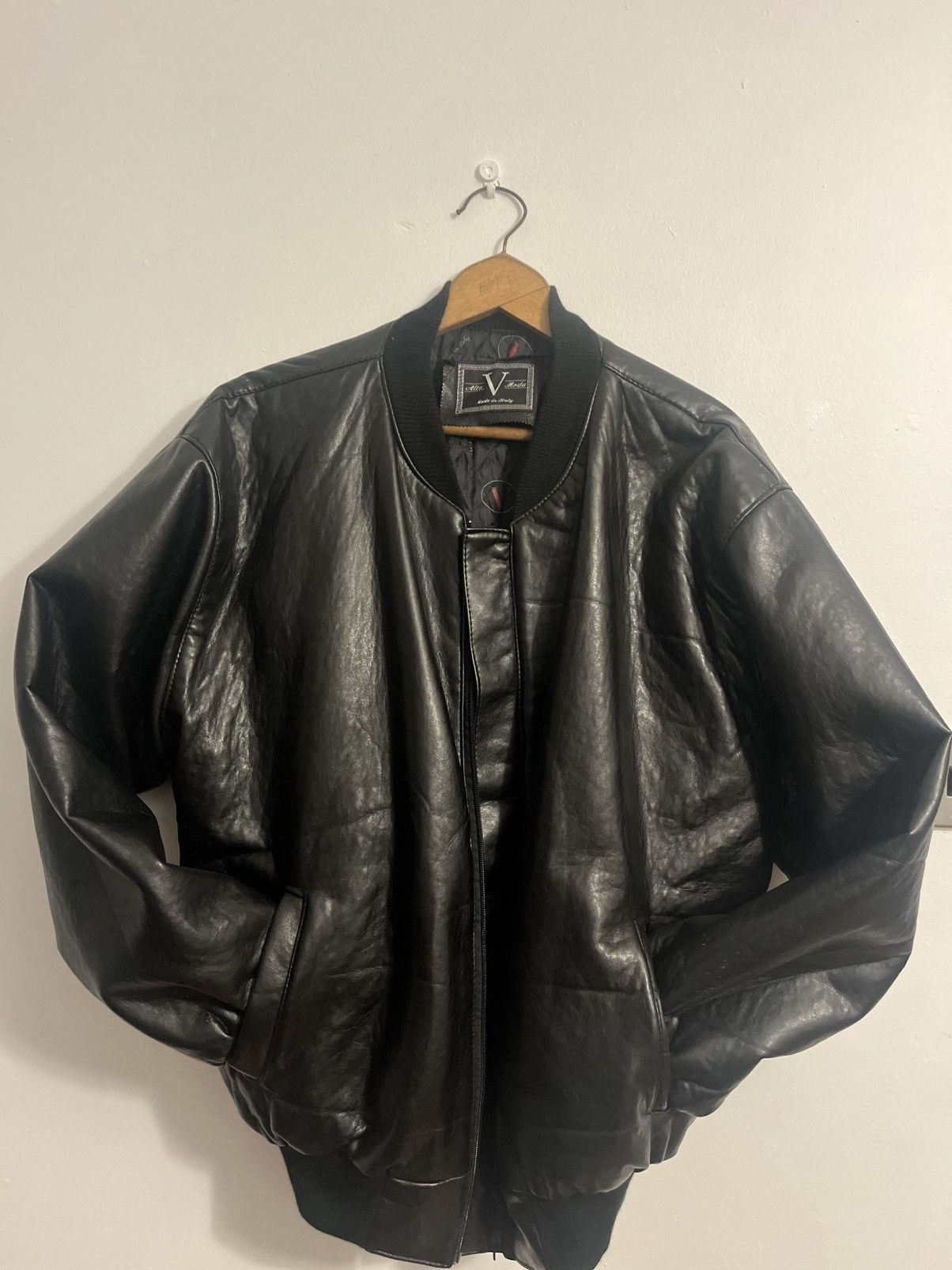 Vintage Vintage Italian Leather Bomber Size US L / EU 52-54 / 3 - 1 Preview