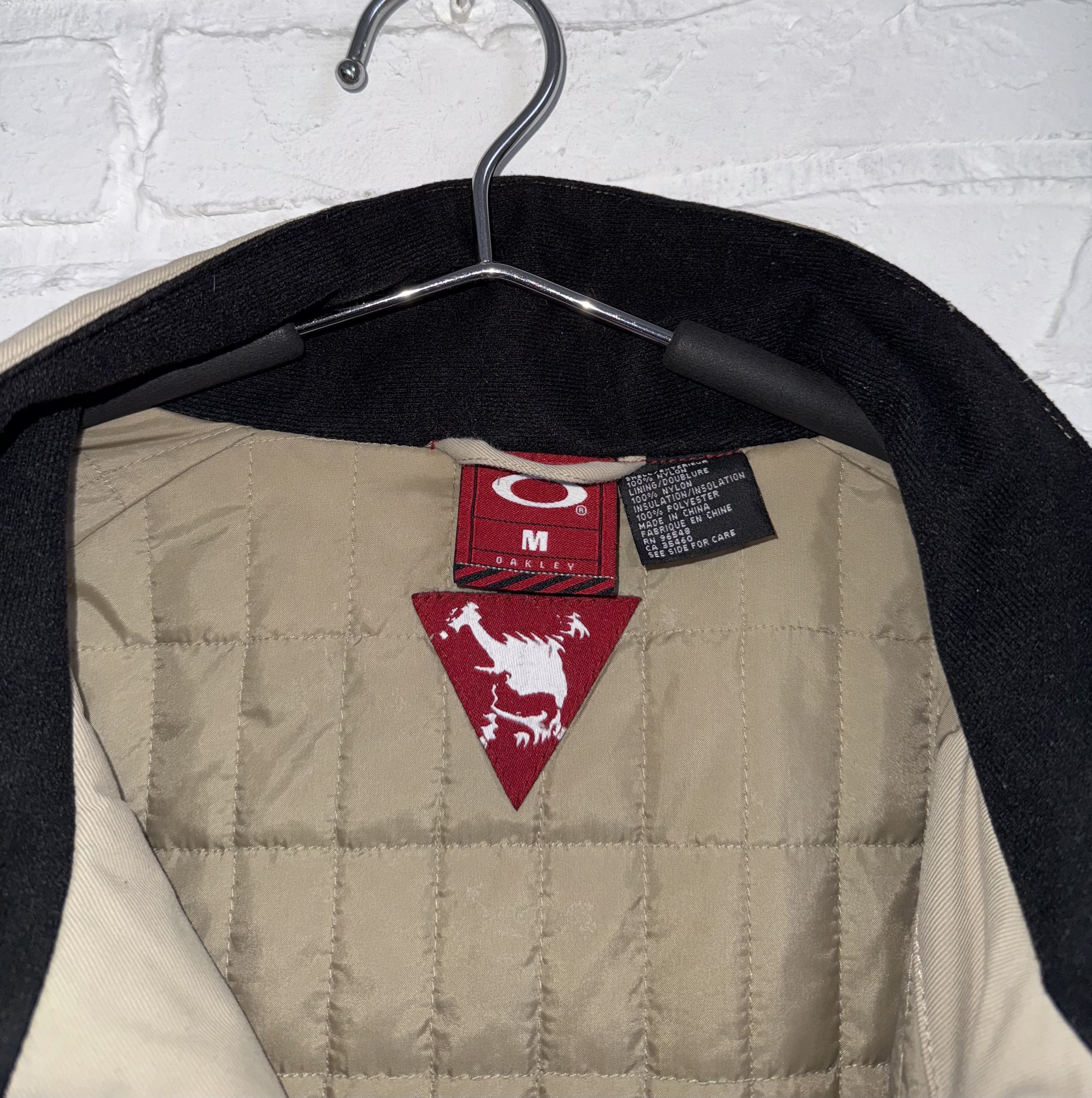 Oakley Vintage 2000s Oakley Software skull monogram quilted jacket Size US M / EU 48-50 / 2 - 2 Thumbnail