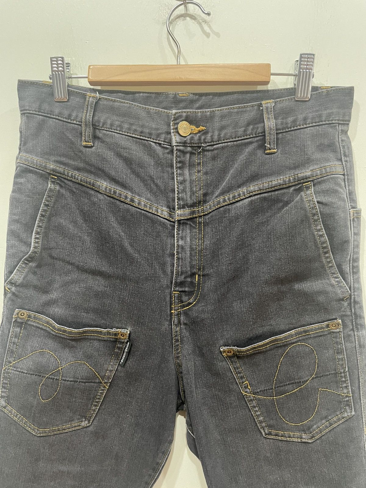 mercibeaucoup Mercibeaucoup Denim Dropped Crotch Pants Size 25" / US 0 / IT 36 - 3 Thumbnail