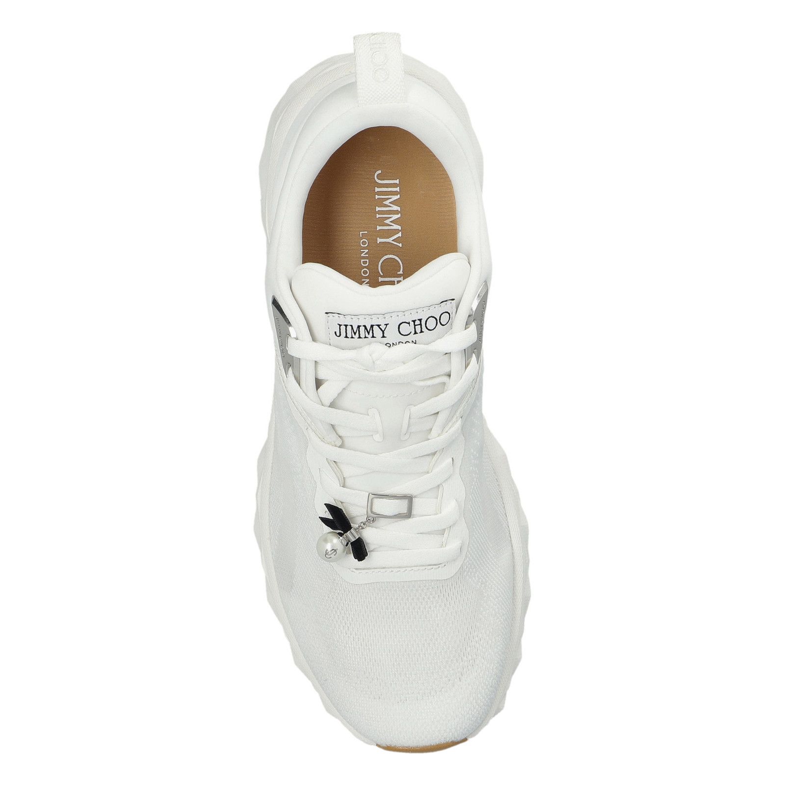 JIMMY CHOO White Diamond Run Sports Shoes New & Authentic (W