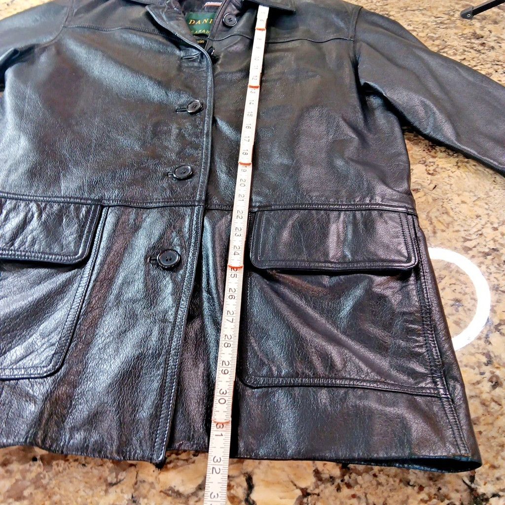 Danier Small 4-6 Danier Leather Y2K Womens Leather Jacket 2001 y2k Size S / US 4 / IT 40 - 4 Thumbnail