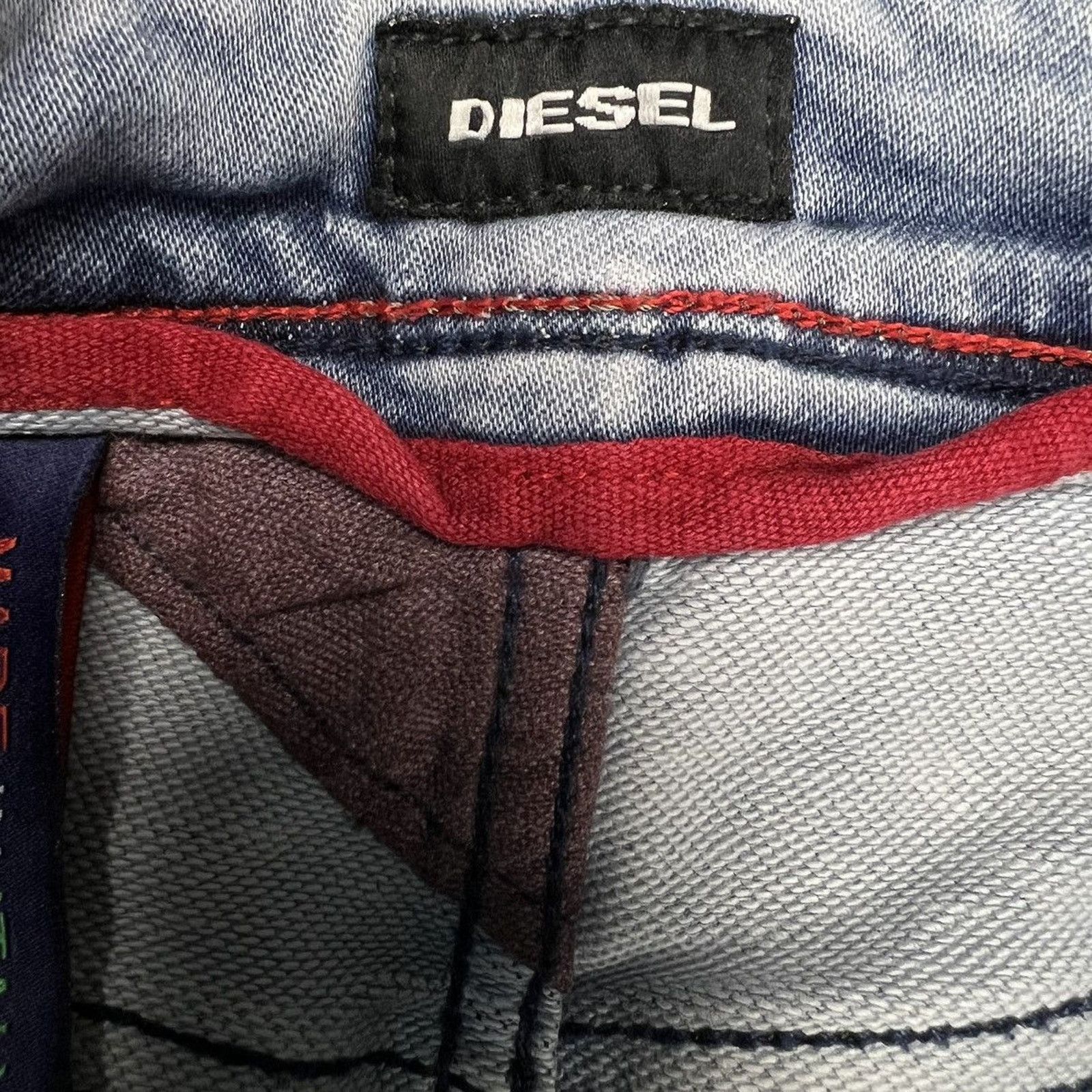 Diesel × Vintage Diesel Industry Jeans Mens 31x32 Slim Distressed Denim Pants Size US 31 - 7 Thumbnail