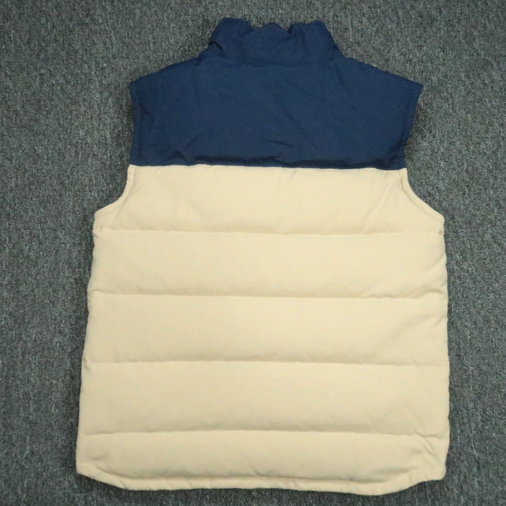 Patagonia Patagonia Vest Men Large Tan Blue Bivy Down Puffer Full Zip Snap Pockets Quilted Shirt/Coat? Size US L / EU 52-54 / 3 - 7 Thumbnail