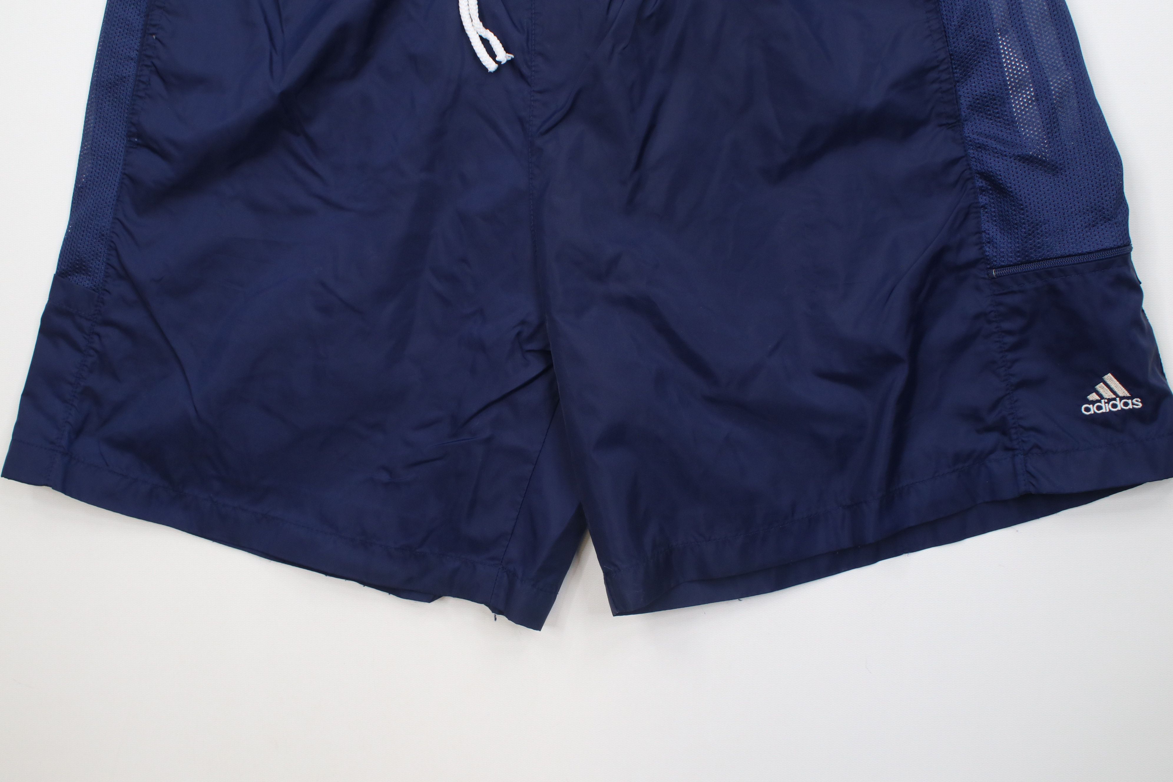 Adidas Vintage Y2K 2001 Adidas Lined Running Soccer Shorts Blue Size US 34 / EU 50 - 4 Thumbnail