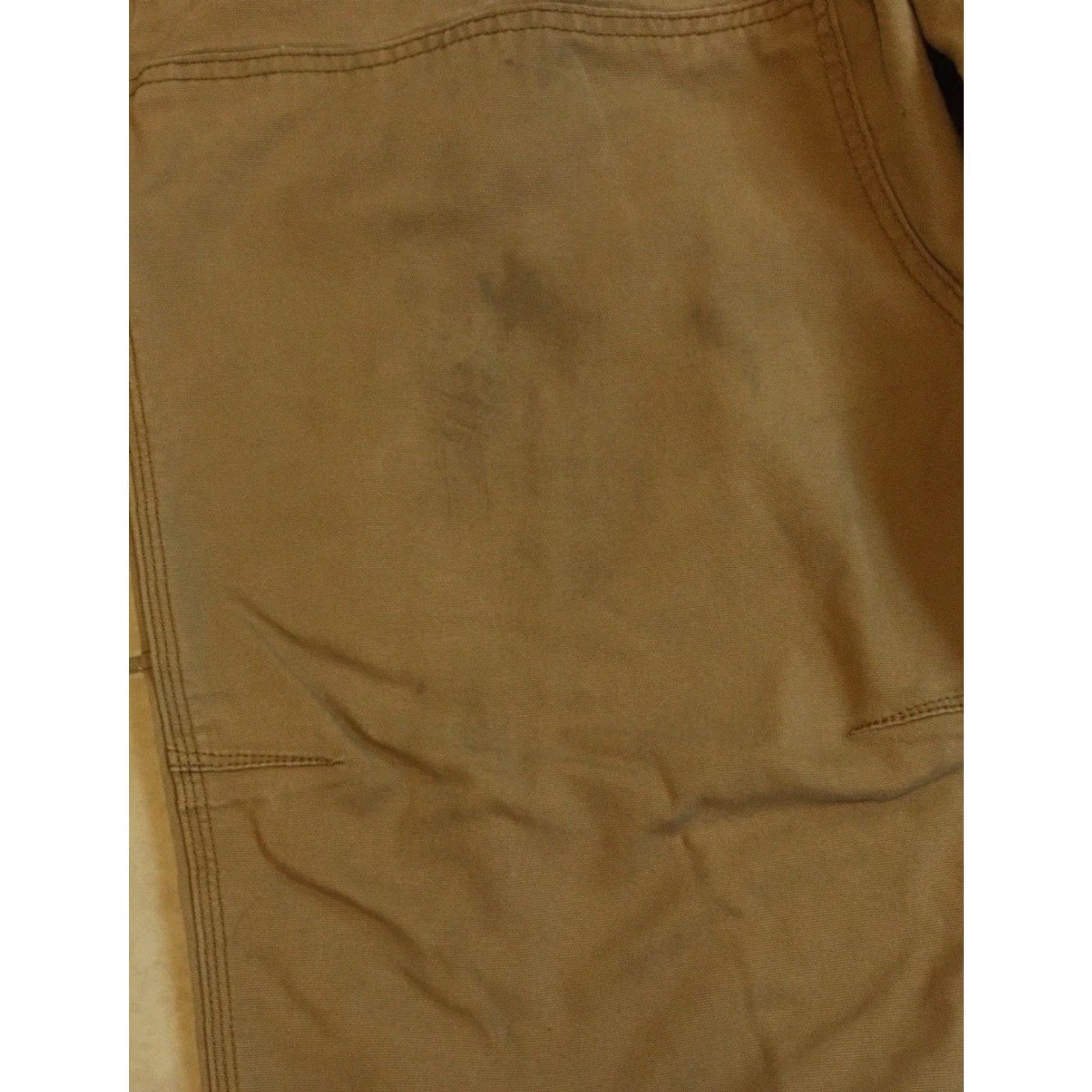 Carhartt VINTAGE Carhartt Faded Distress Double knee Pants 42 Boys Mens 42 Beige Distressed Grunge 90s Trucker Carhartt Style Size US 42 / EU 58 - 7 Thumbnail