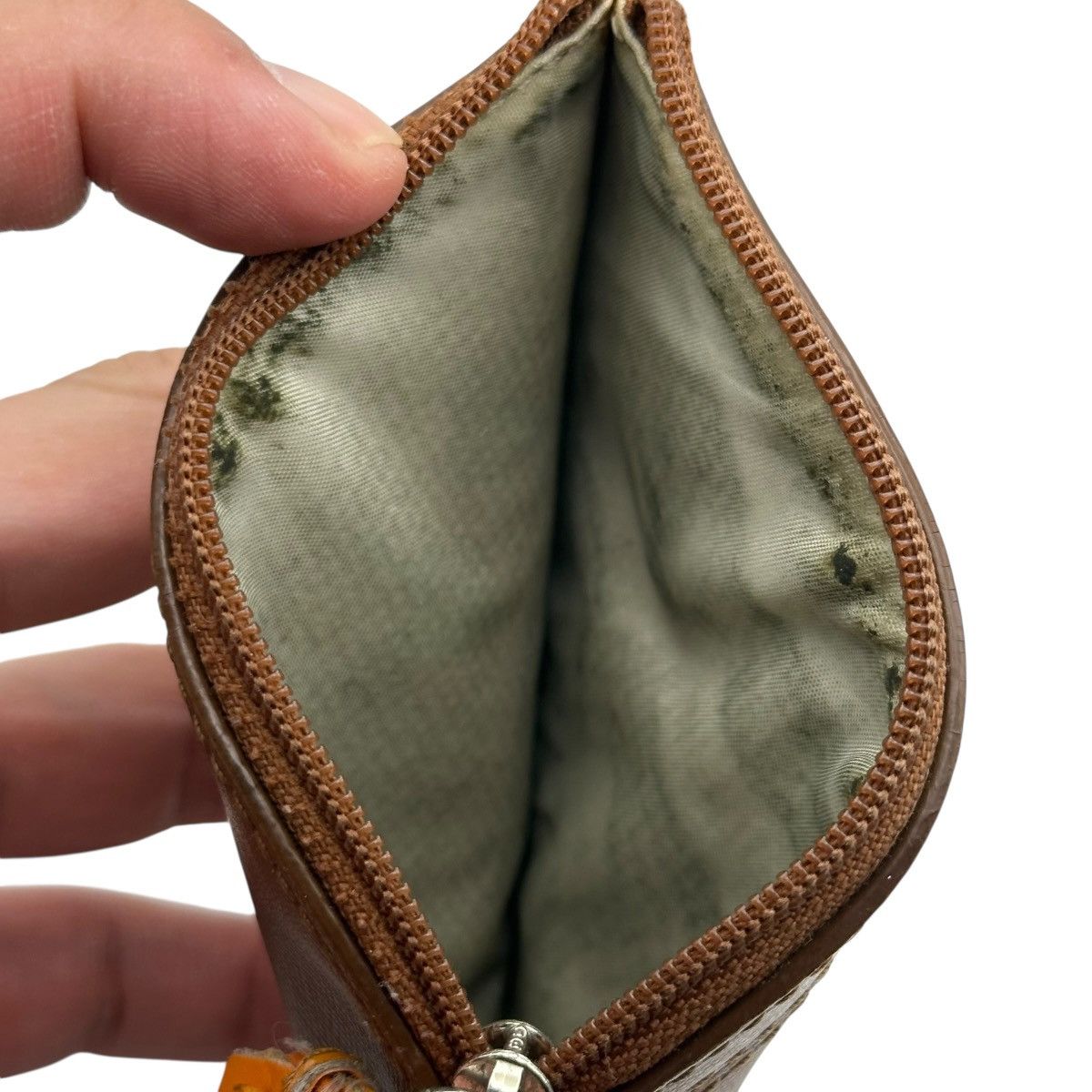 Coach Coach Squirrel Coin Purse Wallet Brown Leather Zip Around Size ONE SIZE - 6 Thumbnail