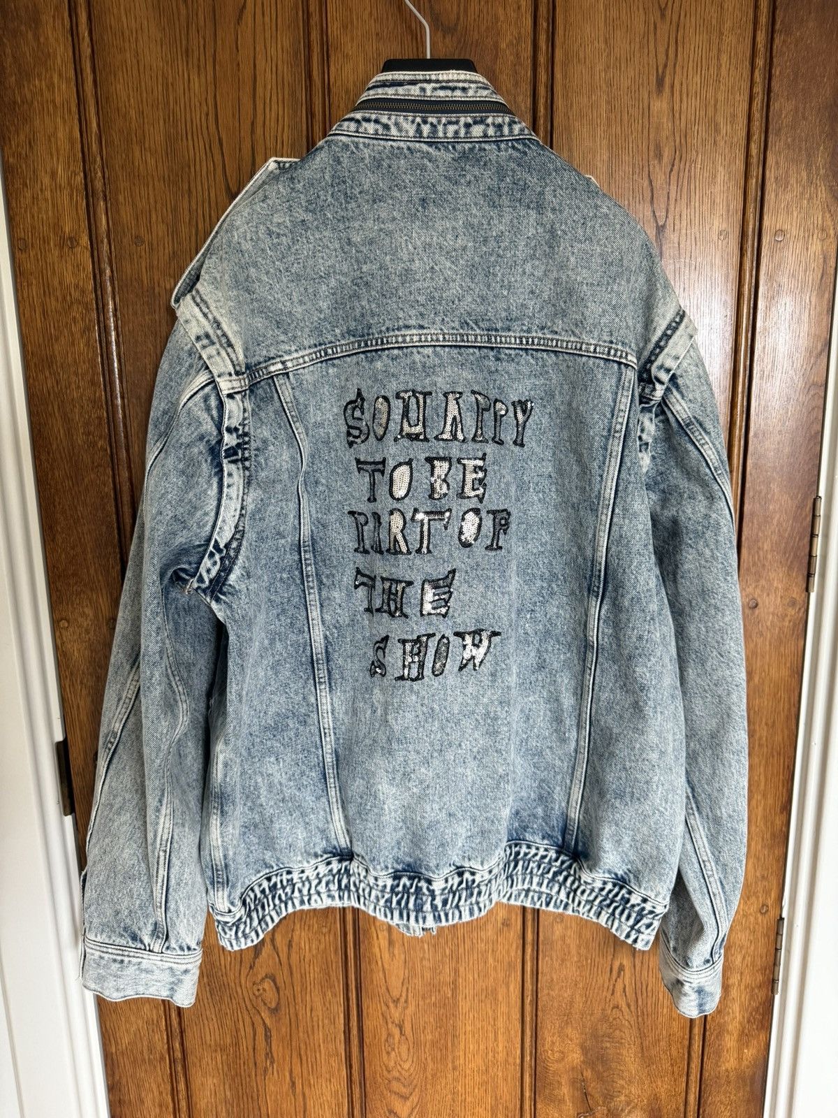 Celine Celine SS22 sequin so happy zip denim jacket vest Hedi rare Size US XL / EU 56 / 4 - 11 Thumbnail