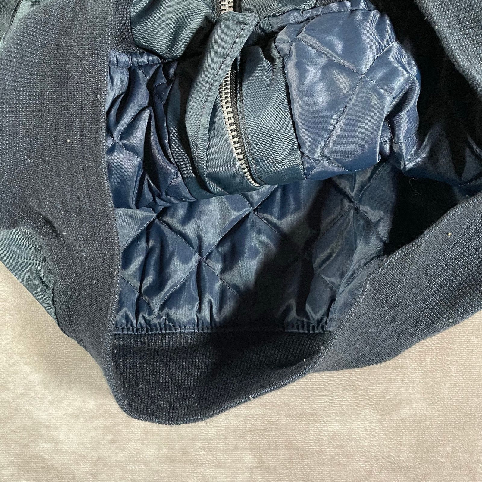 Vintage 80’s VTG Flight Jacket Floyd Gorpcore Full Zip Bomber Jacket ...