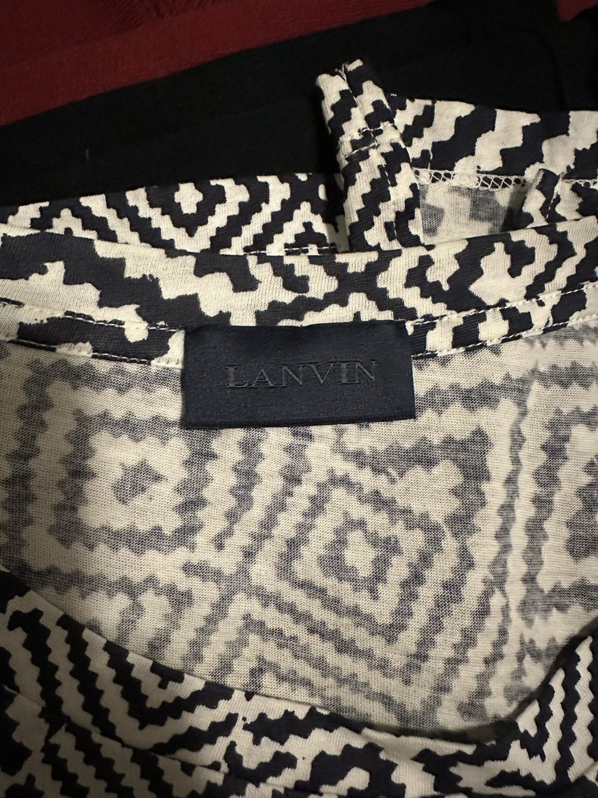 Lanvin Lanvin geometric print tshirt Size US XL / EU 56 / 4 - 4 Thumbnail