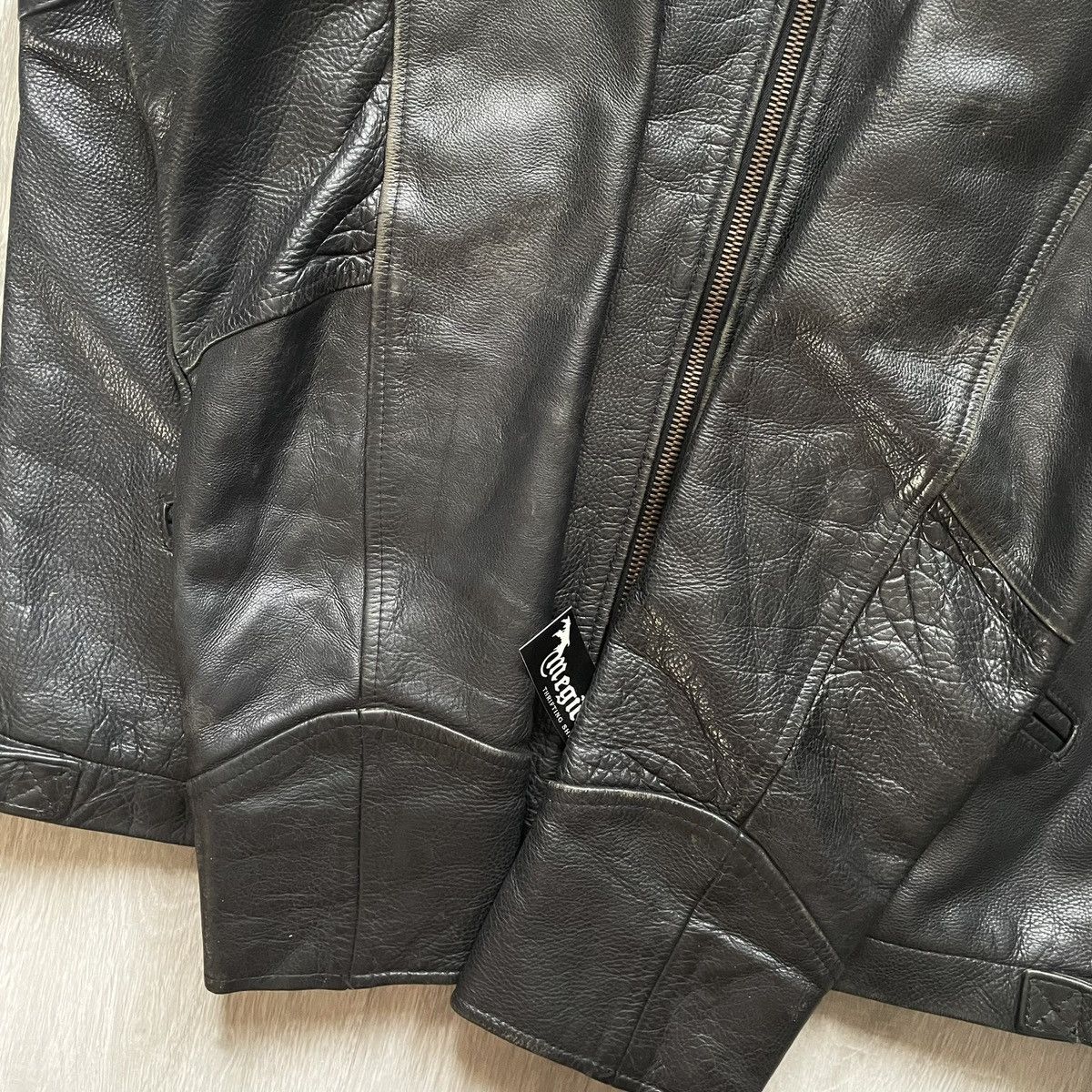 Other Unbrand Vintage Detroit Genuine Leather Jacket Size US XL / EU 56 / 4 - 5 Thumbnail