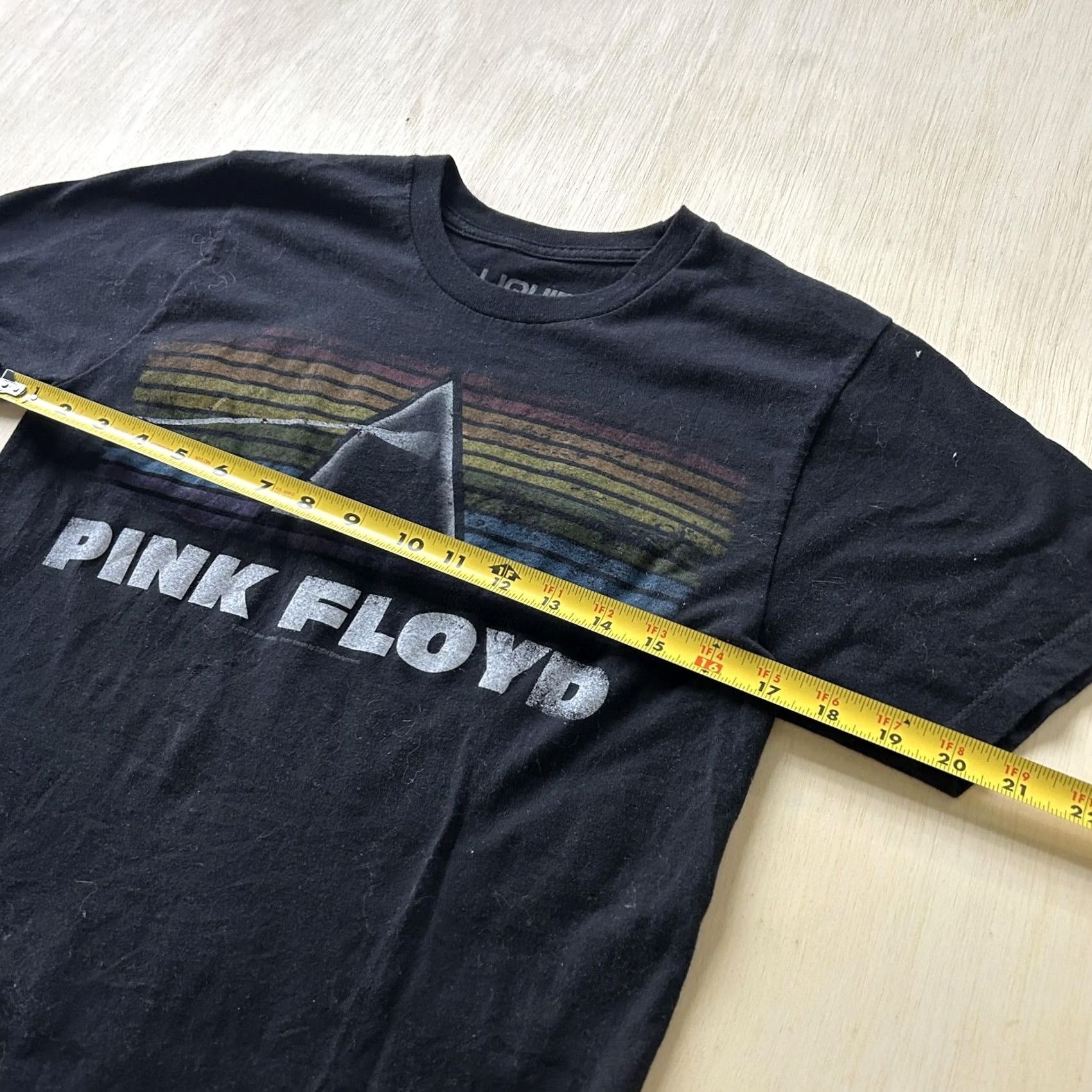 Liquid Blue Pink Floyd Band Shirt Mens Small Black Dark Side Of Moon T-Shirt Liquid Blue Size US S / EU 44-46 / 1 - 4 Thumbnail