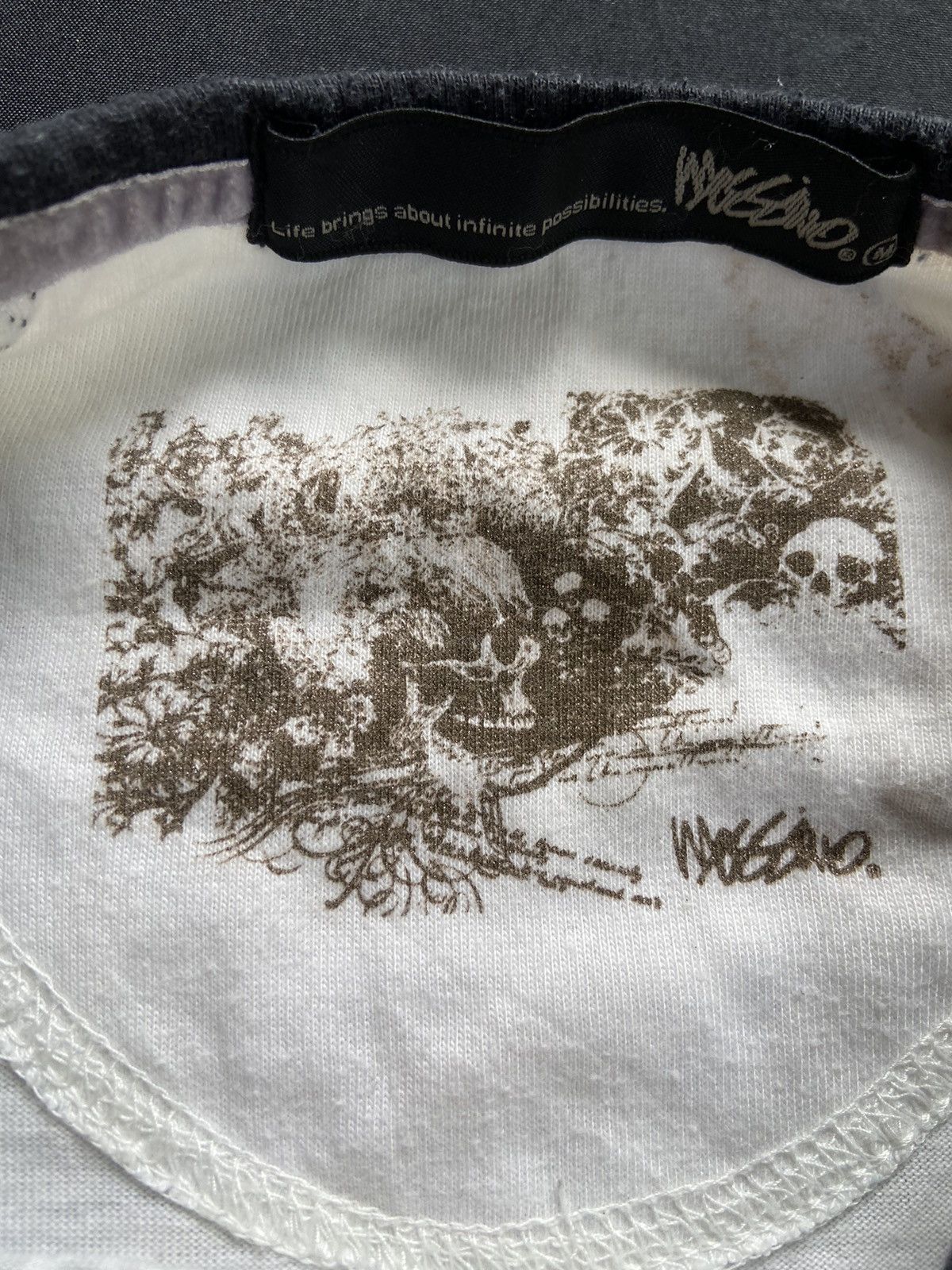 Japanese Brand THERES A WAY MOSSINO POEM RAGLAN TER Size US S / EU 44-46 / 1 - 13 Thumbnail