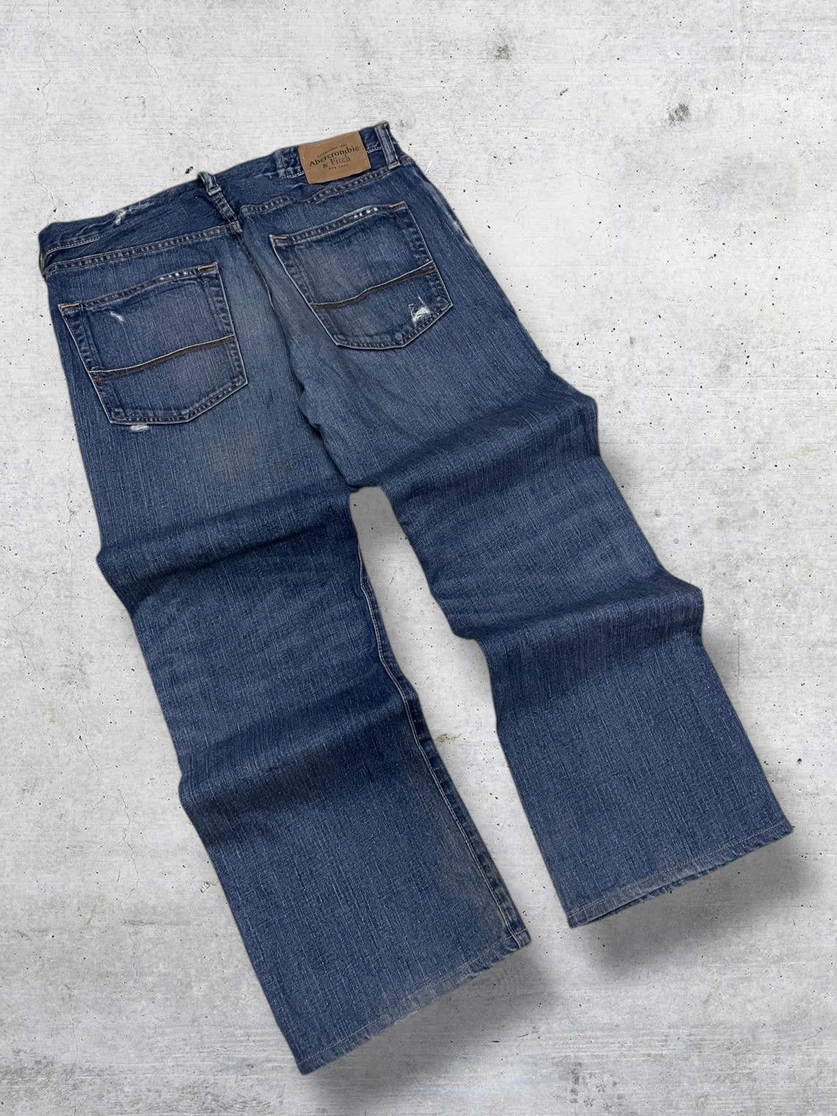 Abercrombie & Fitch VINTAGE ABERCROMBIE & FITCH 90S RIPPED OG REGULAR DENIM Size US 34 / EU 50 - 8 Thumbnail