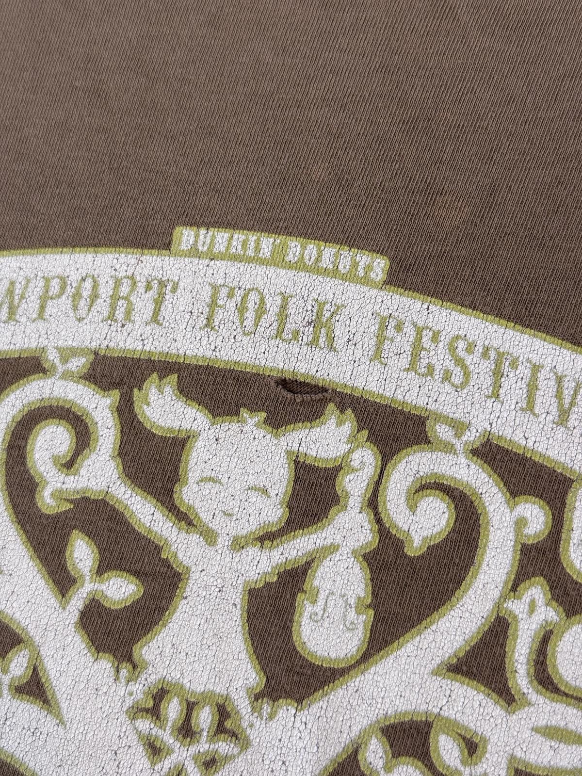 American Apparel The Newport Folk Festival T-shirt 2007 Art Tee - L Size US L / EU 52-54 / 3 - 4 Thumbnail