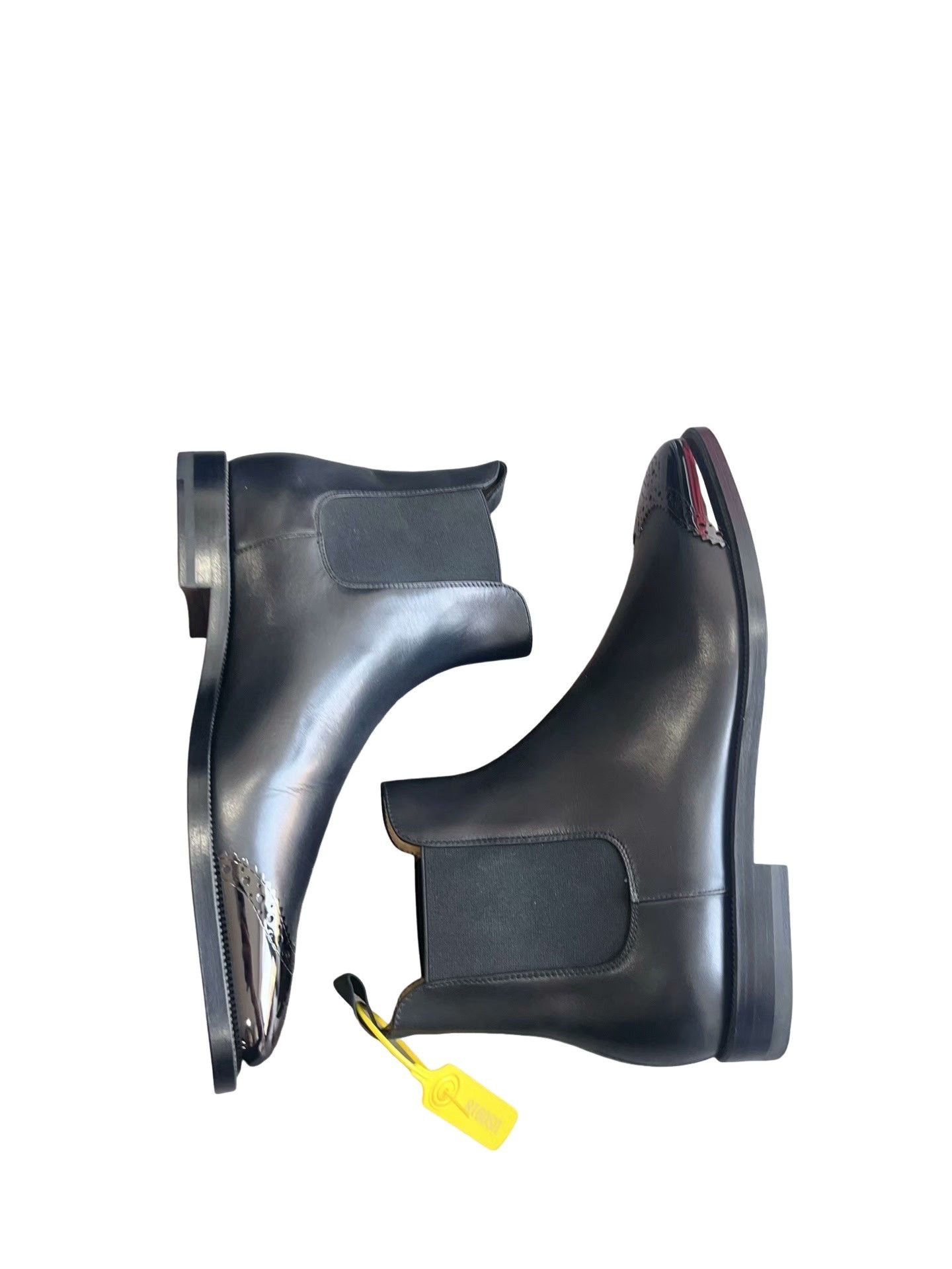 Christian Louboutin Christian Louboutin Black Brogue Chelsea Boots Size US 8.5 / EU 41-42 - 7 Thumbnail